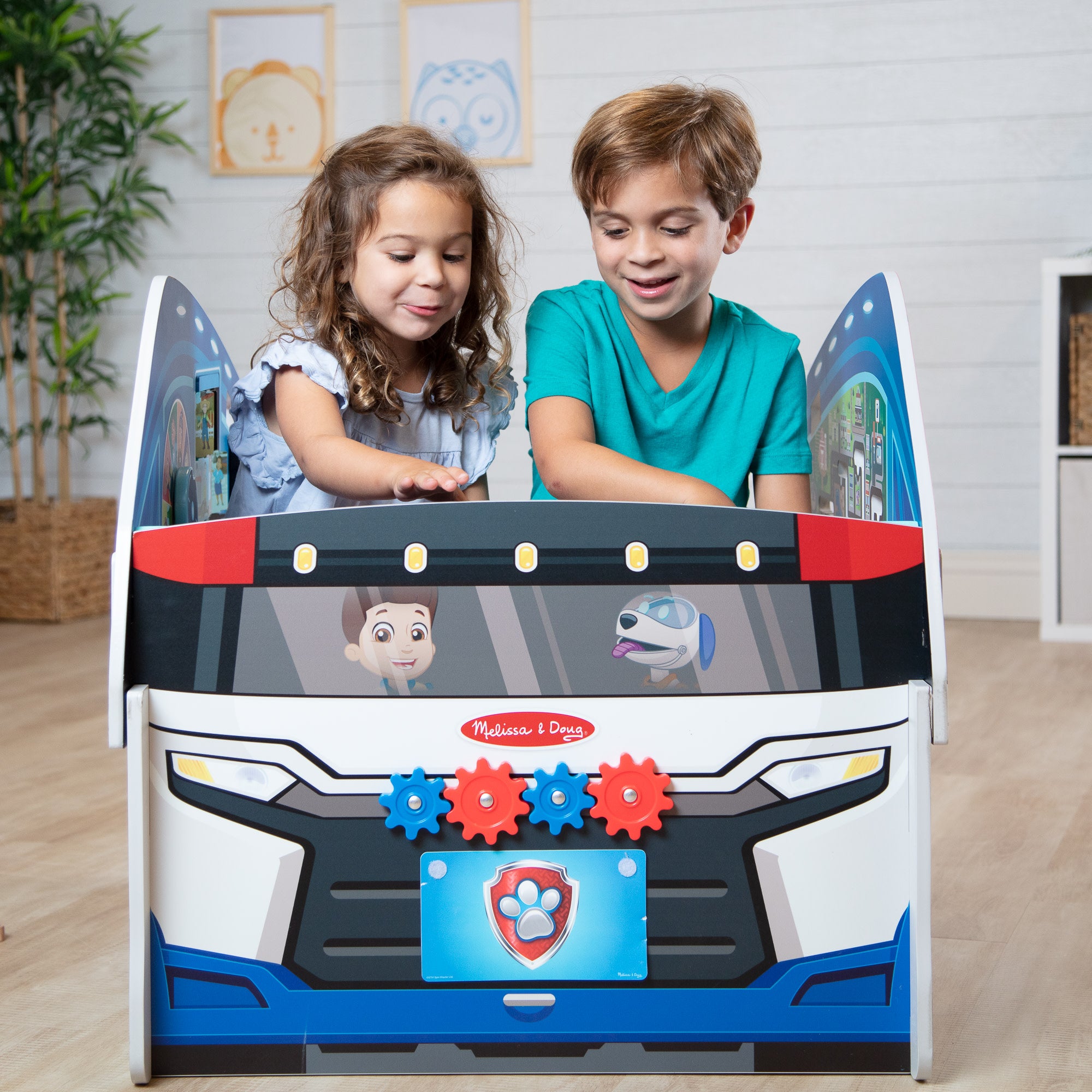 Melissa & Doug PAW Patrol Wooden PAW Patroller Activity Center - Image 2