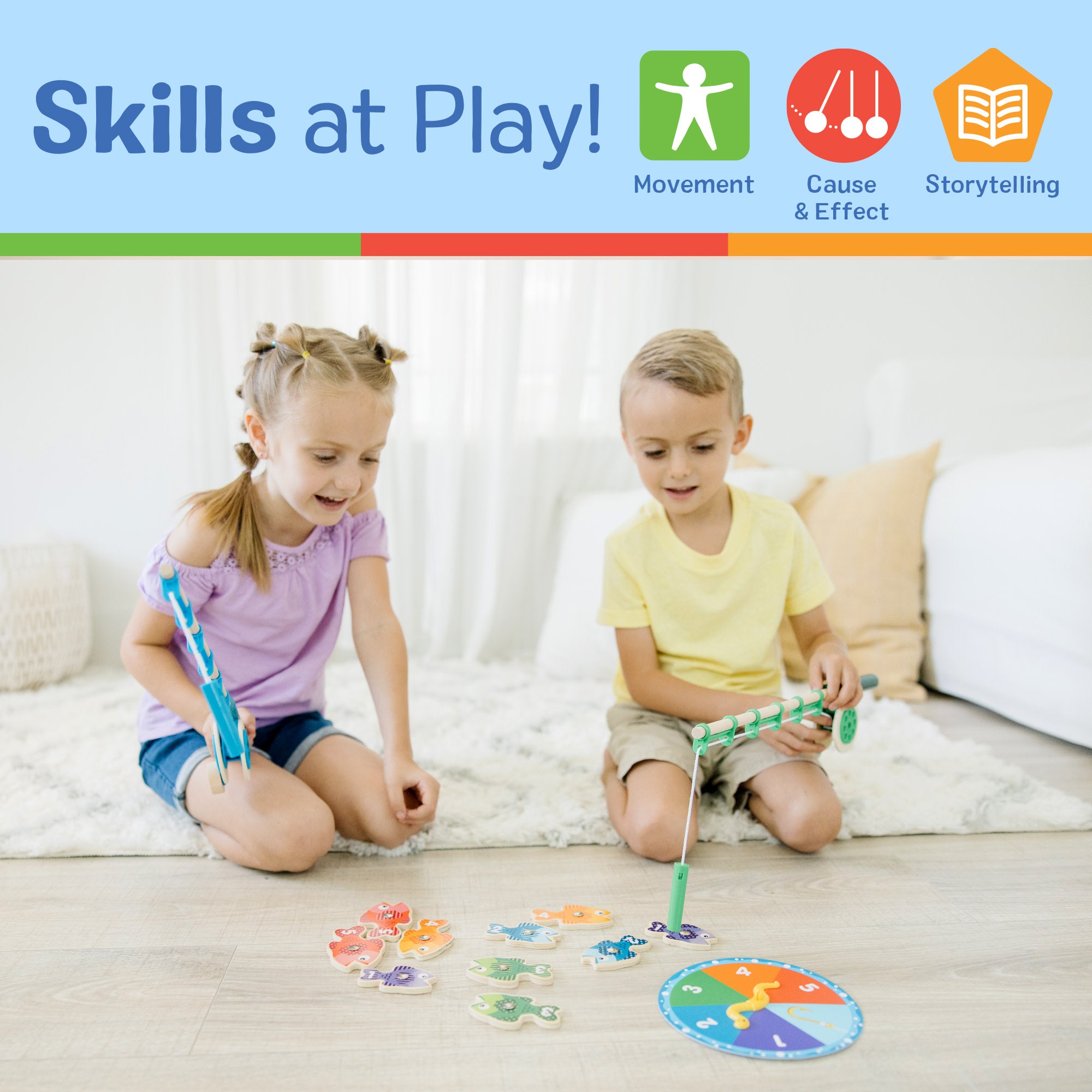 Melissa & Doug Catch & Count Fishing Game - Image 5