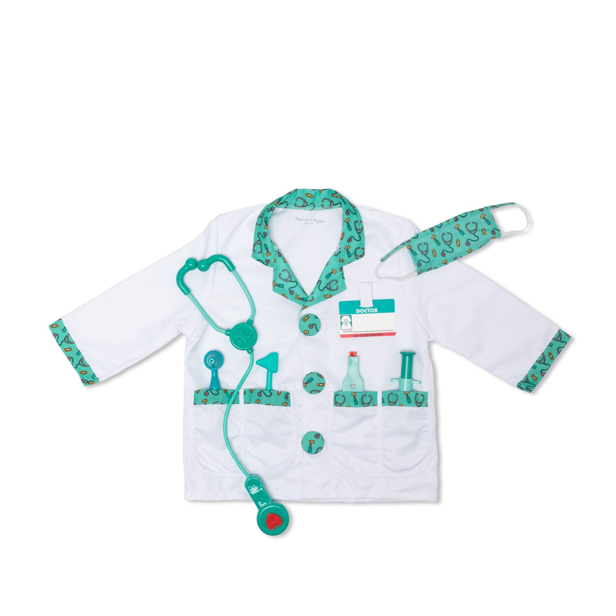 Melissa & Doug Doctor Costume Role Play Set - Image 4