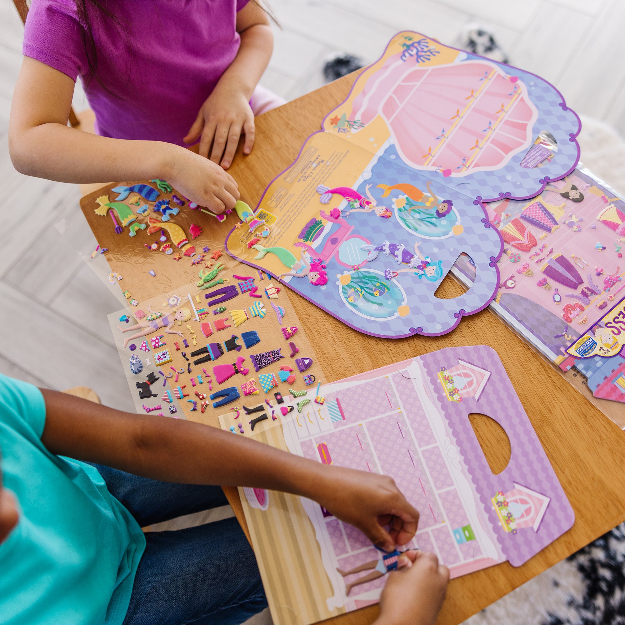 Melissa & Doug Puffy Sticker Bundle - Dress-Up, Princess and Mermaid - Image 7