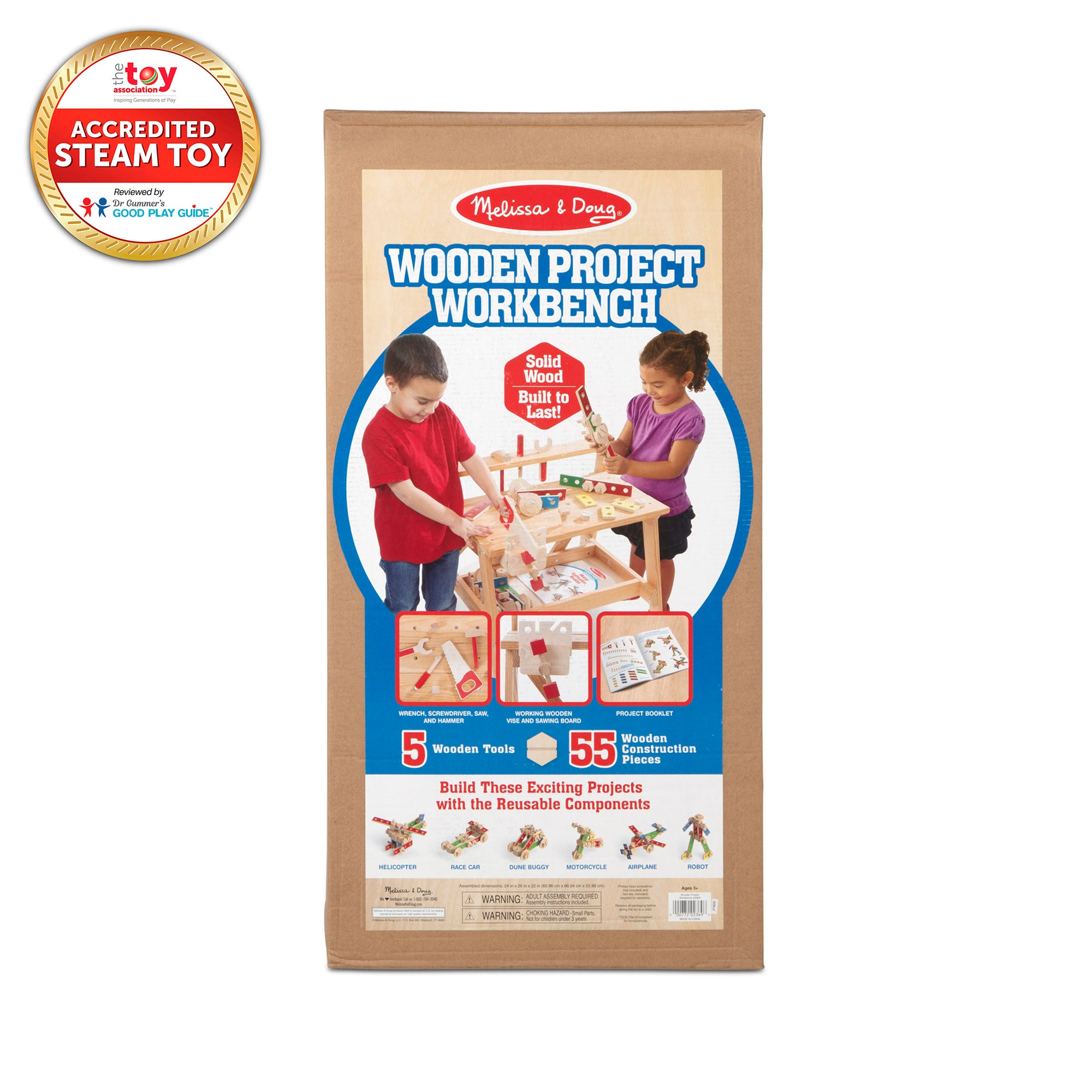 Melissa & Doug Wooden Project Workbench - Image 3