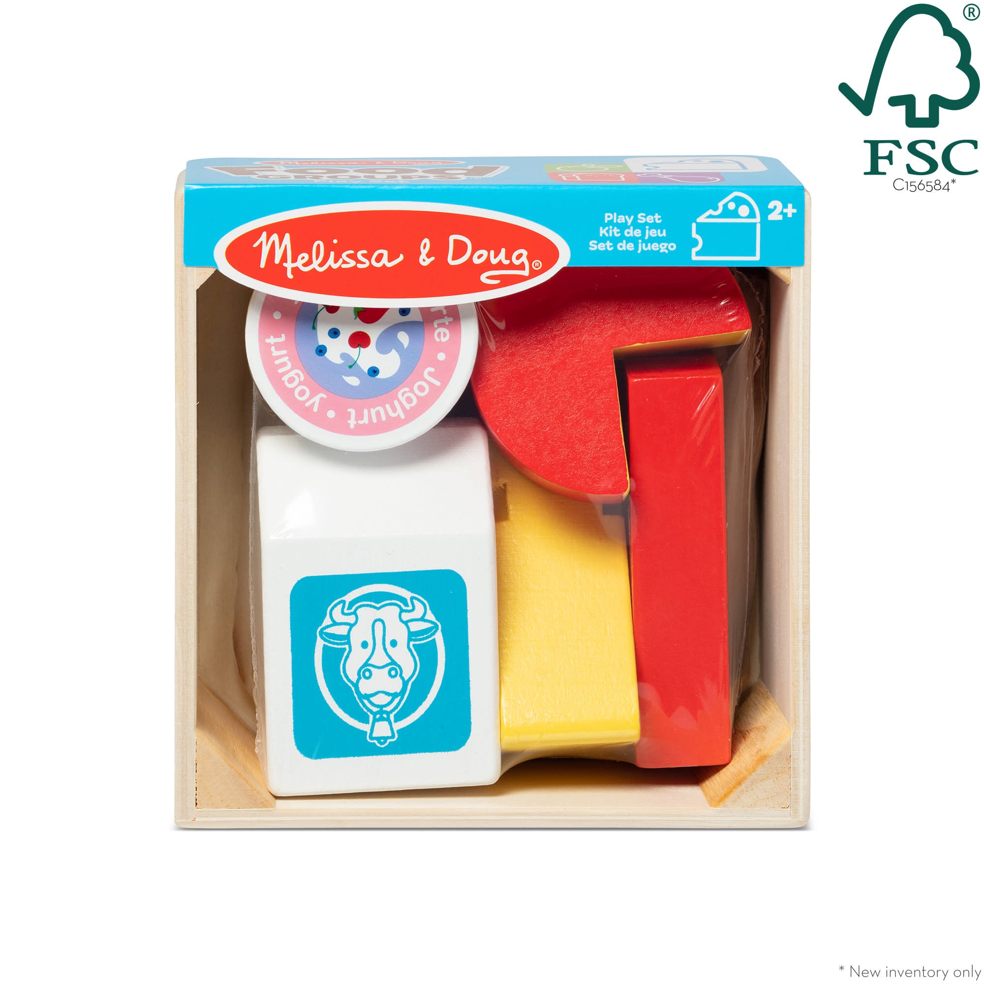 Melissa & Doug Wooden Food Groups Play Set - Dairy - Image 6
