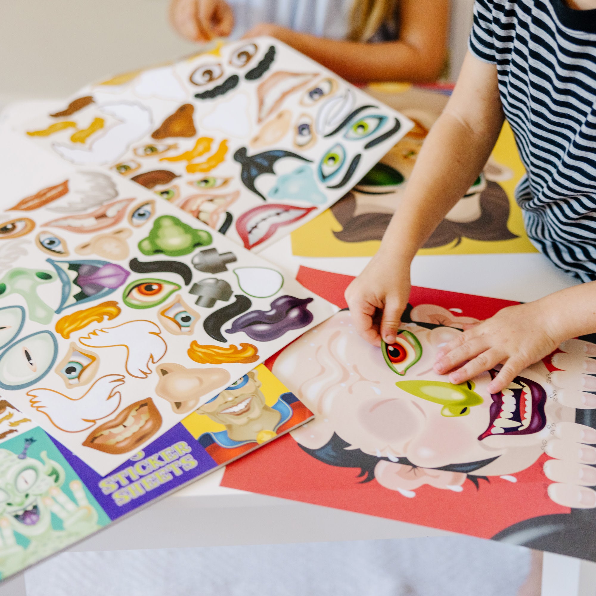 Melissa & Doug Make-a-Face Sticker Pad - Crazy Characters - Image 5