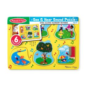 Melissa & Doug Nursery Rhymes 1 Sound Puzzle - 6 PIeces