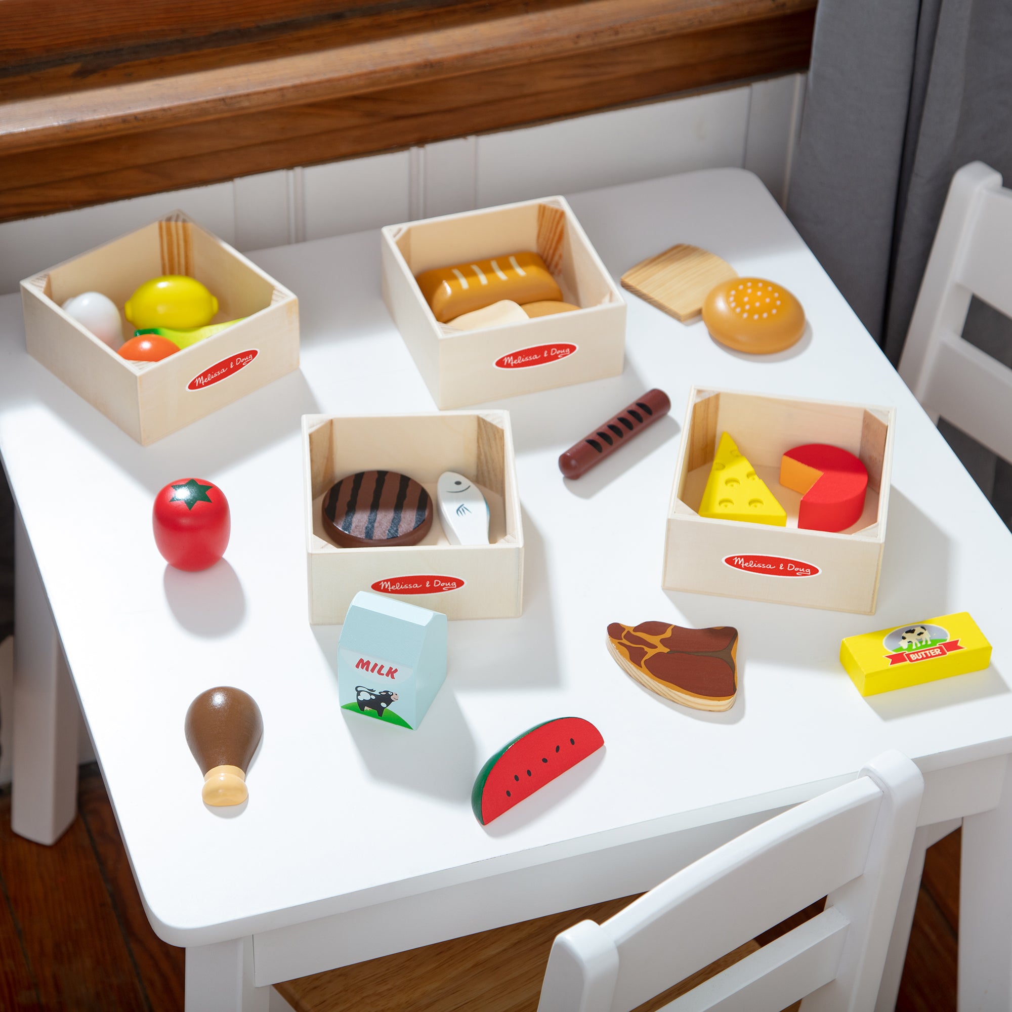 Melissa & Doug Food Groups - Wooden Play Food - Image 9