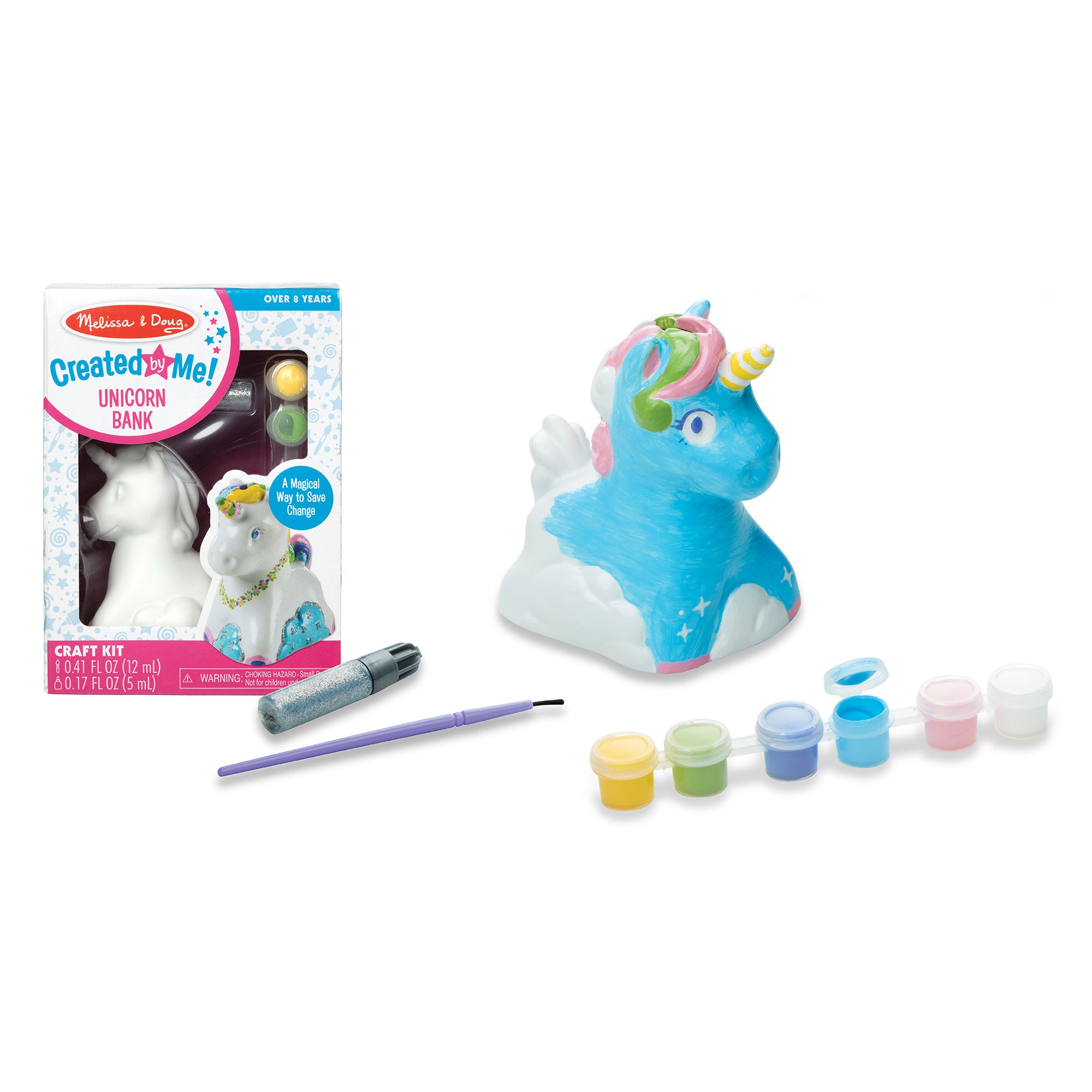 Melissa & Doug Created by Me! Unicorn Bank Craft Kit - Image 5
