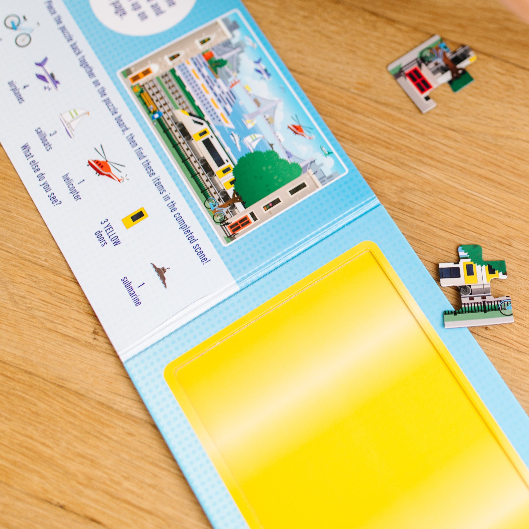 Melissa & Doug Take-Along Magnetic Jigsaw Puzzles ?C Vehicles - Image 6
