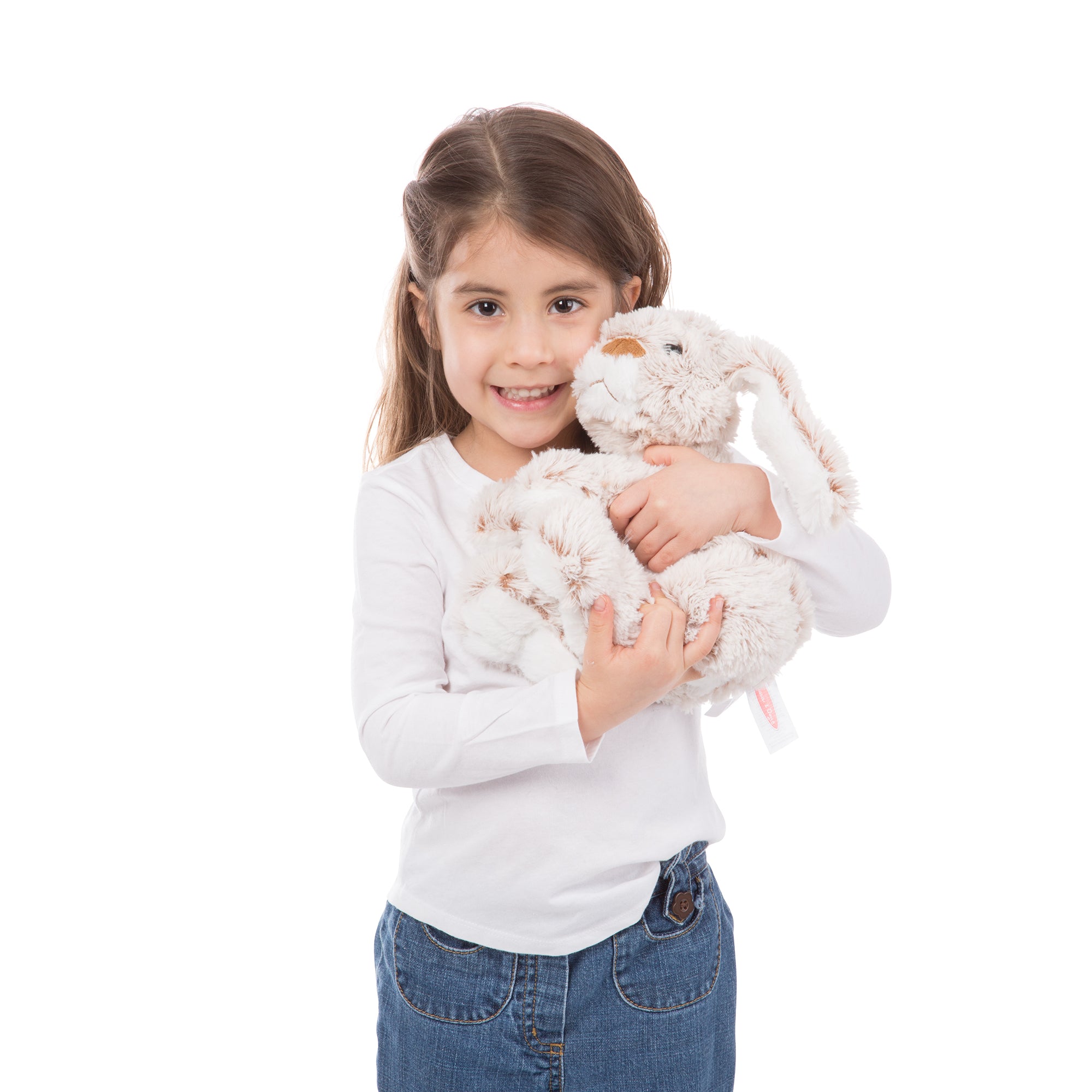 Melissa & Doug Burrow Bunny Rabbit Stuffed Animal - Image 3