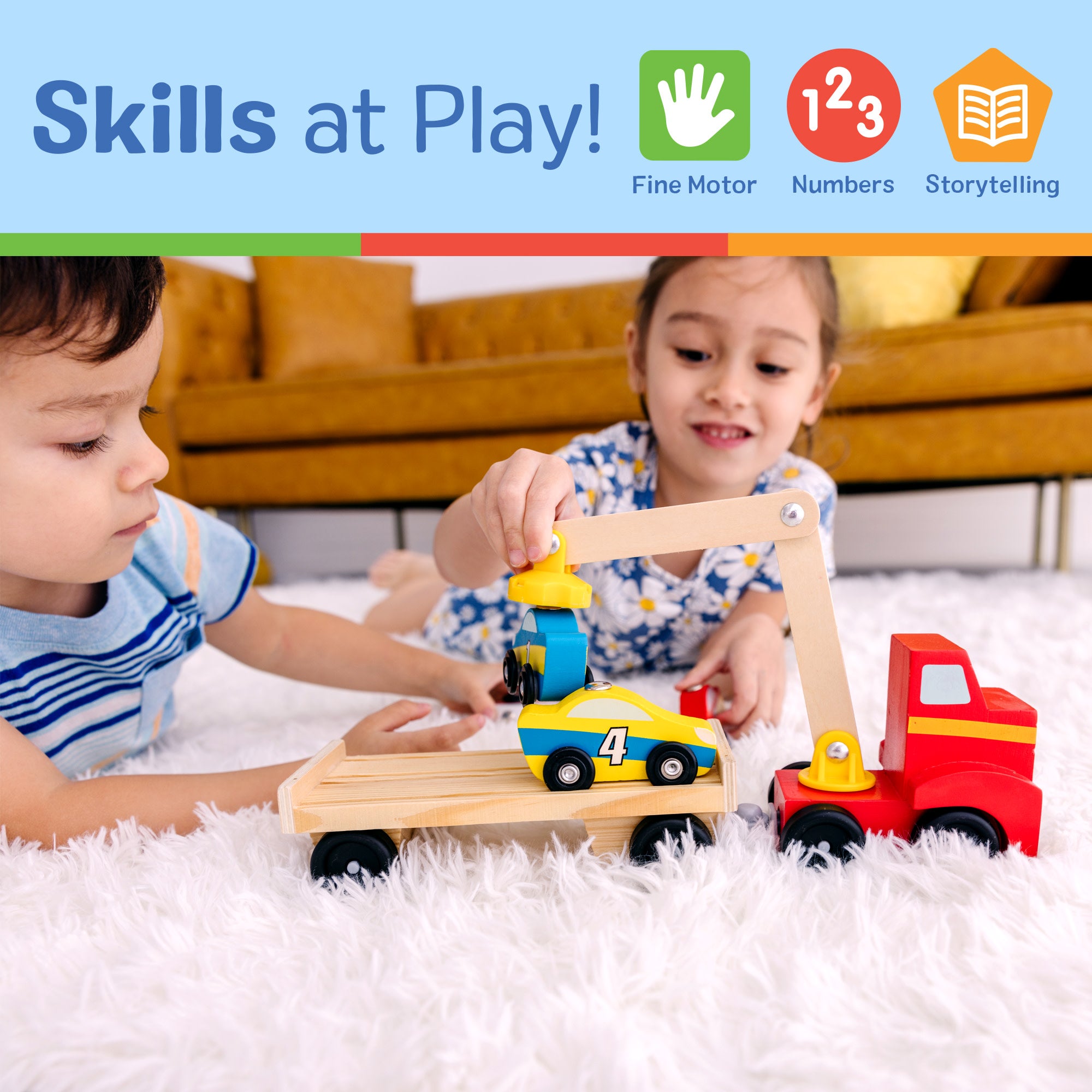 Melissa & Doug Magnetic Car Loader - Image 5