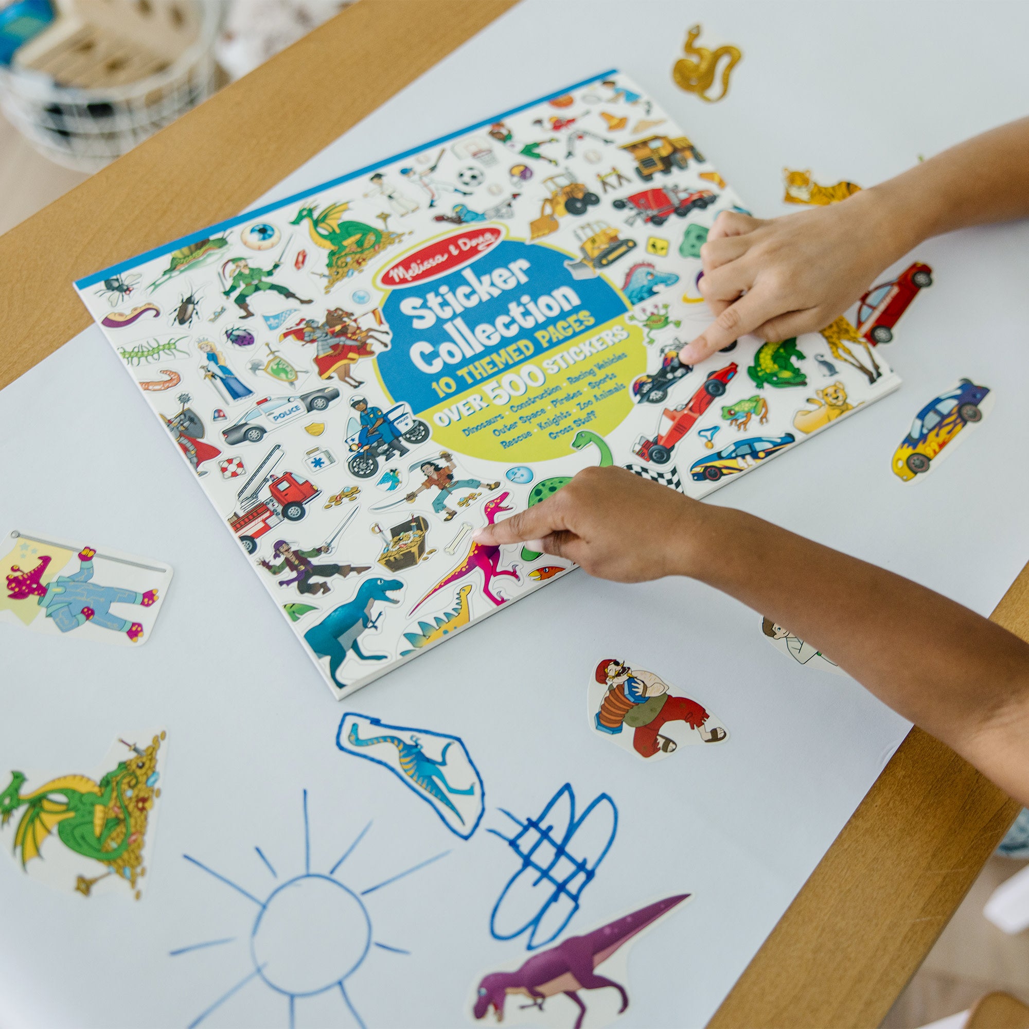 Melissa & Doug Sticker Collection - Dinosaurs, Vehicles, Space, and More - Image 8