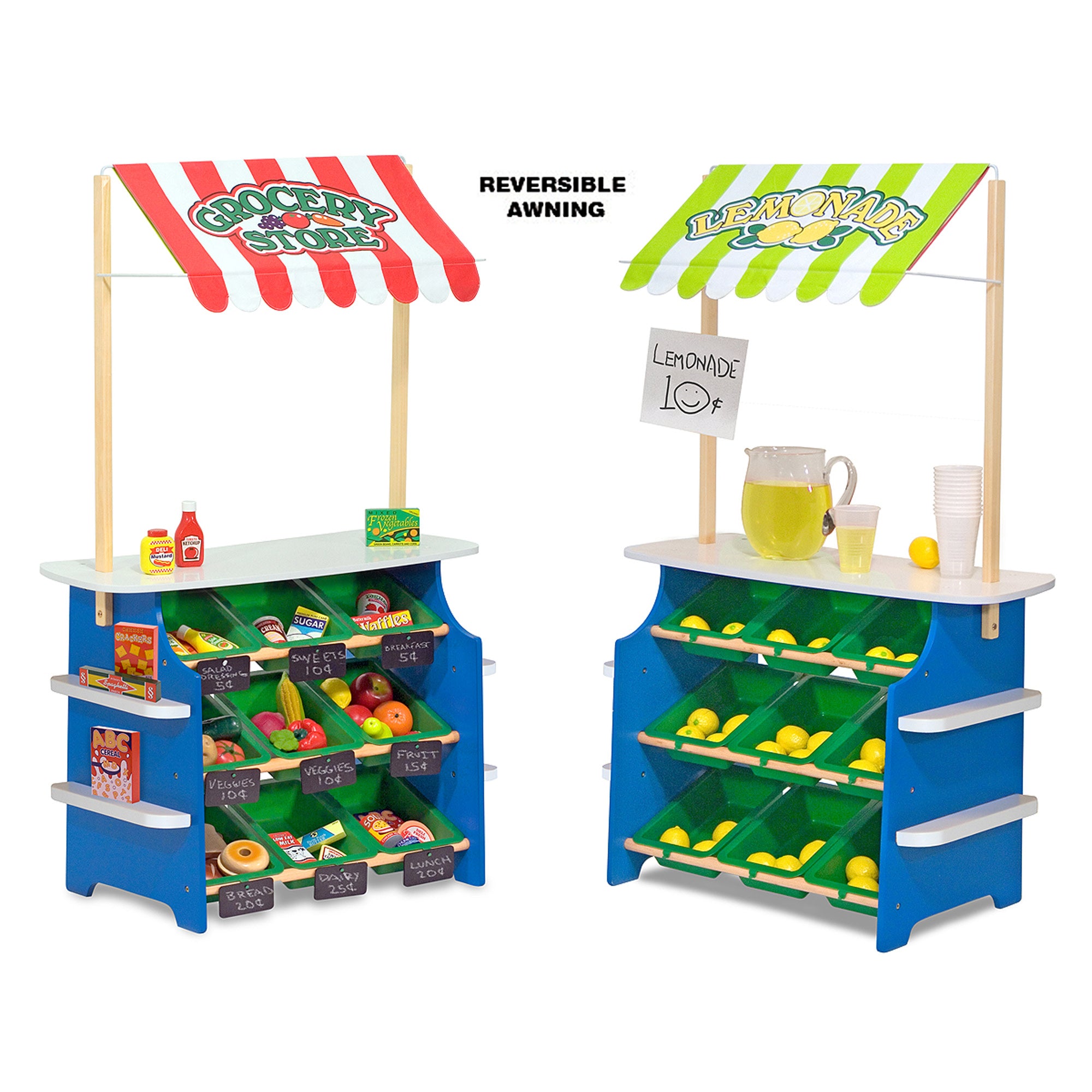 Melissa & Doug Wooden Grocery Store / Lemonade Stand - Image 9