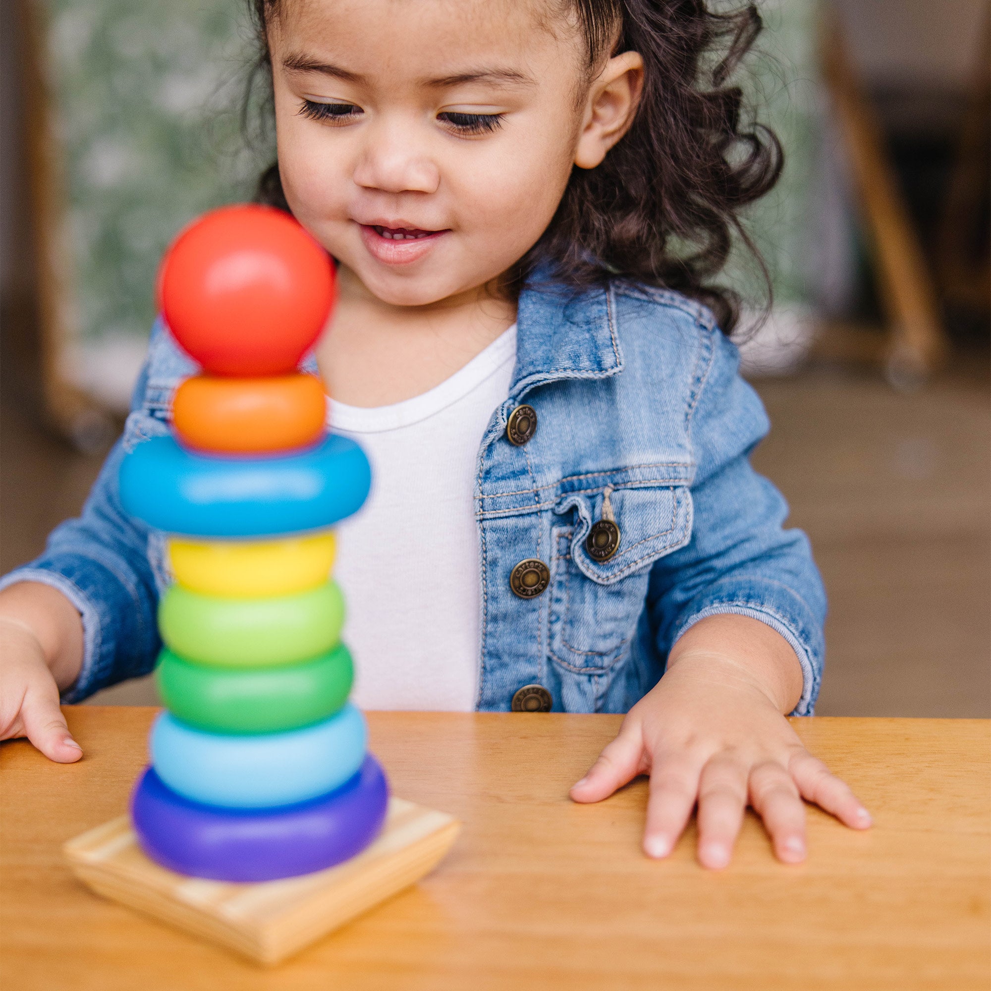 Melissa & Doug Rainbow Stacker - Image 2