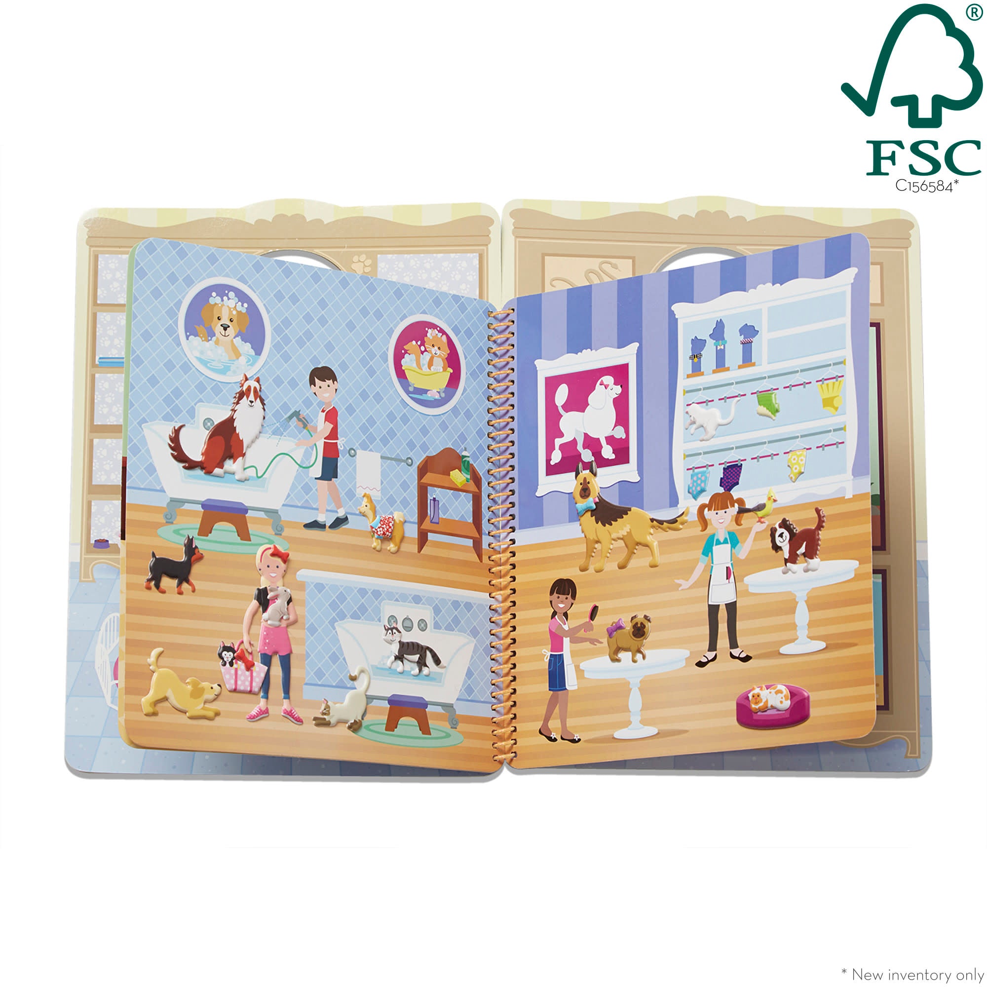 Melissa & Doug Puffy Sticker Activity Book - Pet Place - Image 3