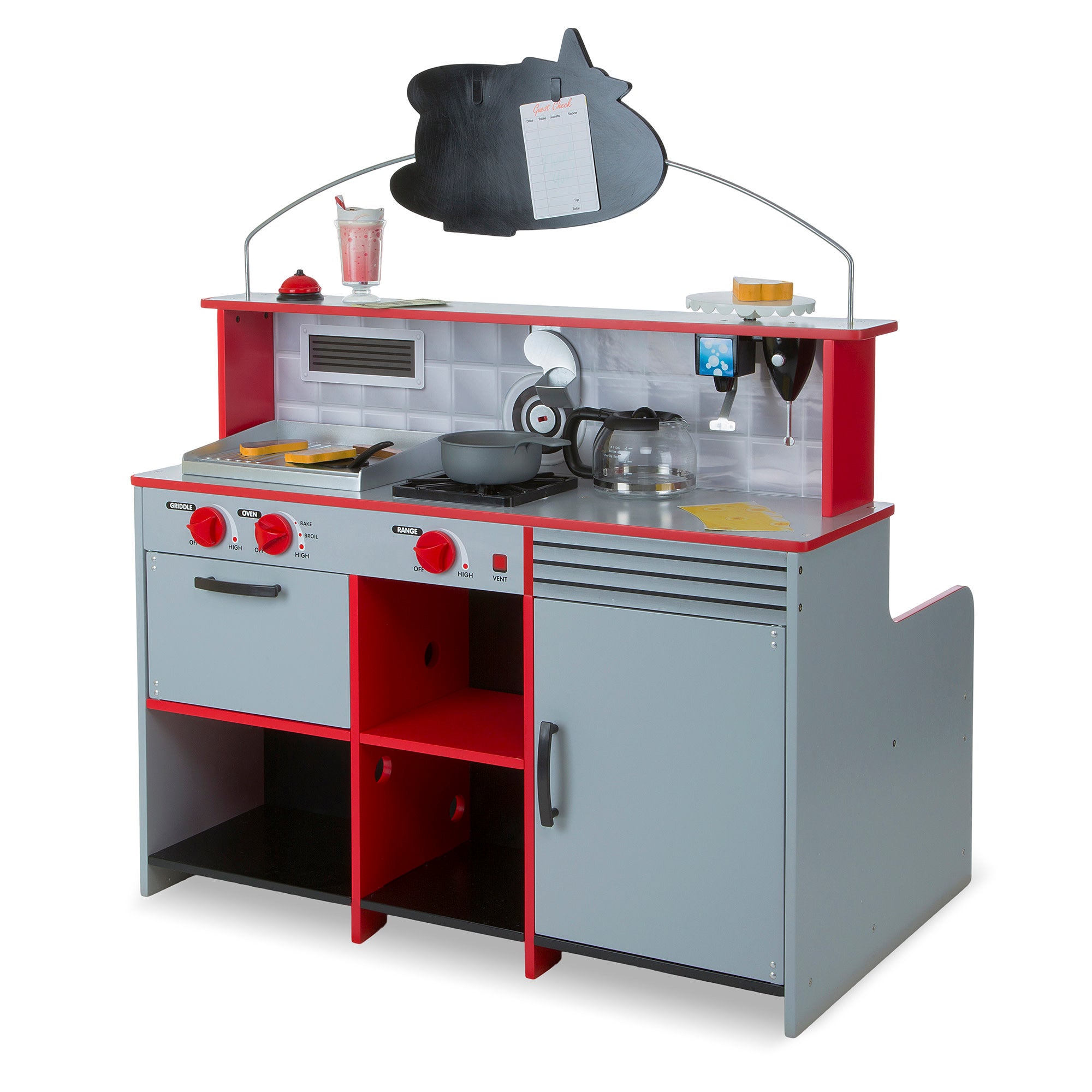 Melissa & Doug Wooden Star Diner Restaurant - Image 4