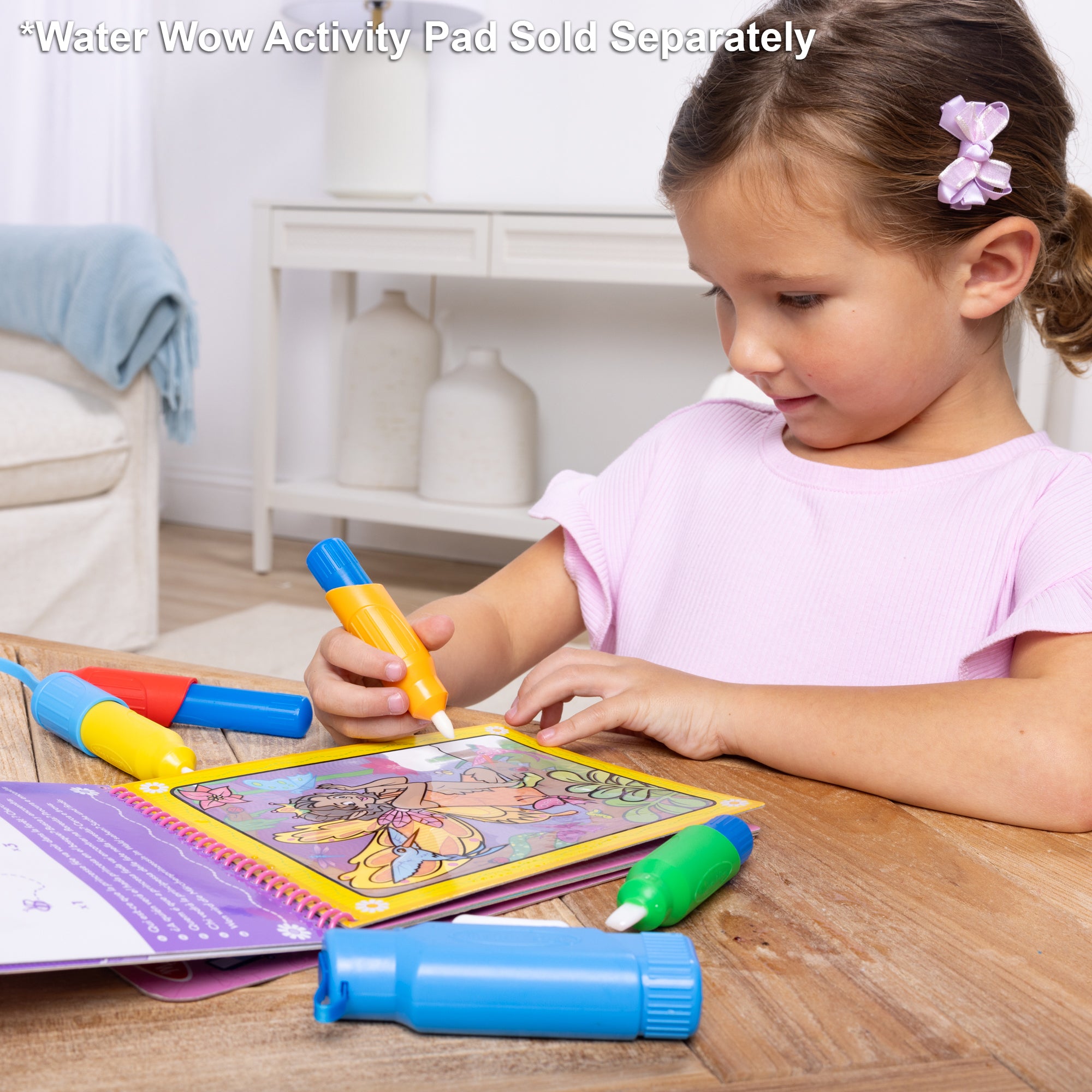 Melissa & Doug Water WOW! Pen Pack (4 Water Pens, Sprayer, Tether Cap) - Image 7
