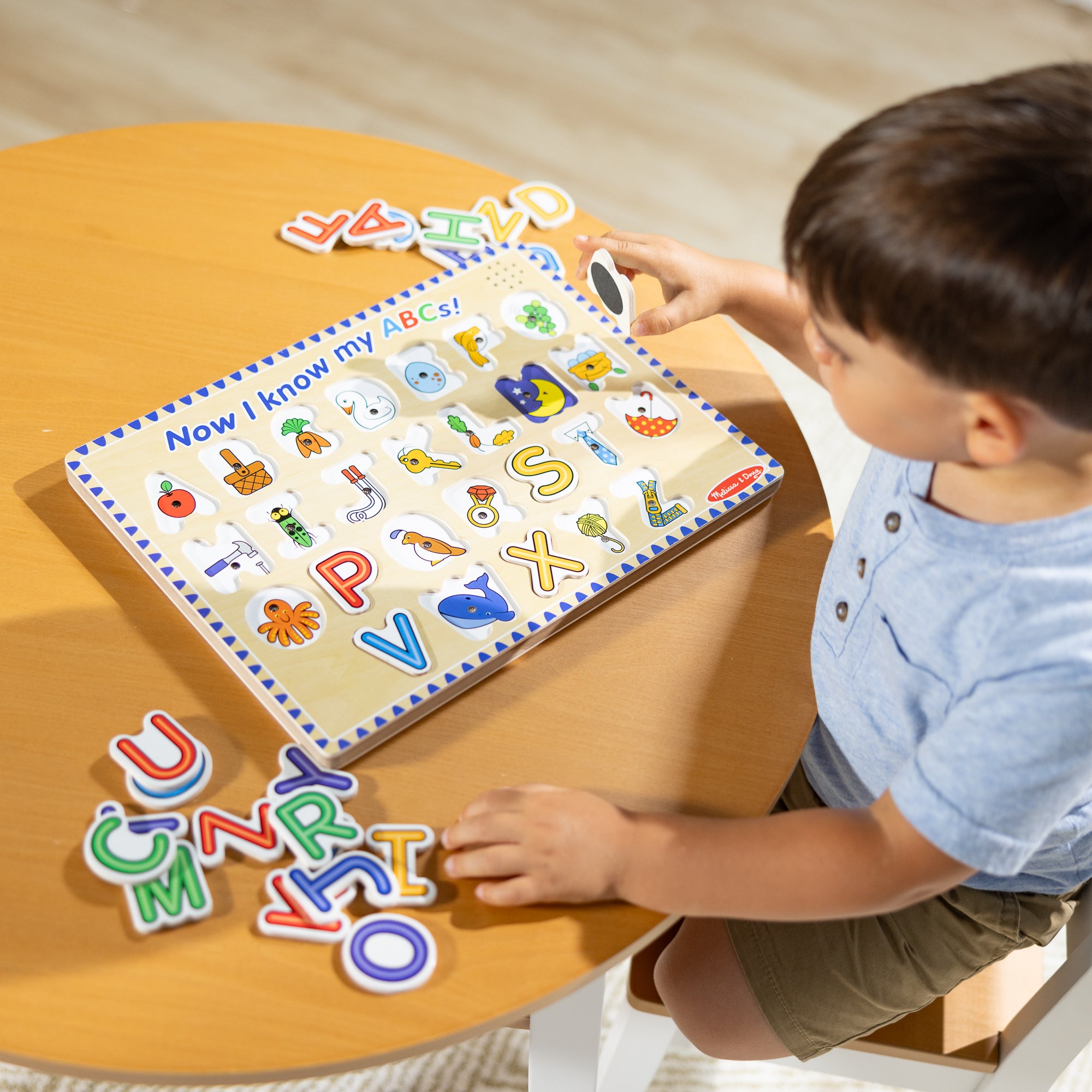 Melissa & Doug Alphabet Sound Puzzle - 26 Pieces - Image 8