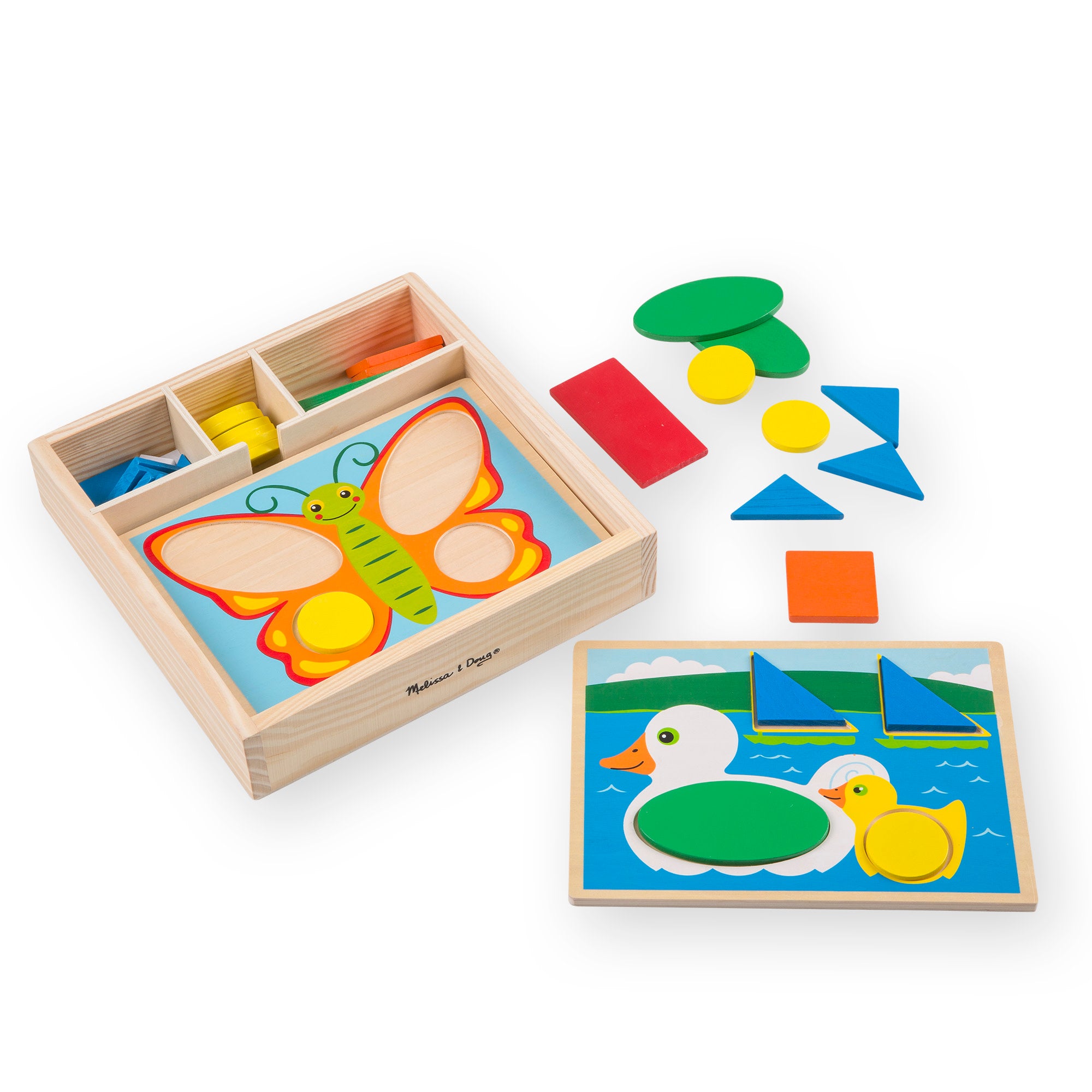 Melissa & Doug Beginner Pattern Blocks - Image 9