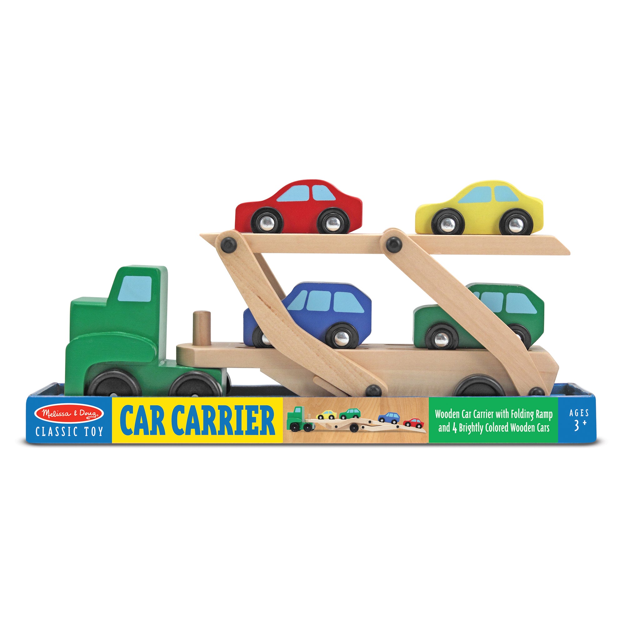 Melissa & Doug Wooden Car Carrier - Image 3