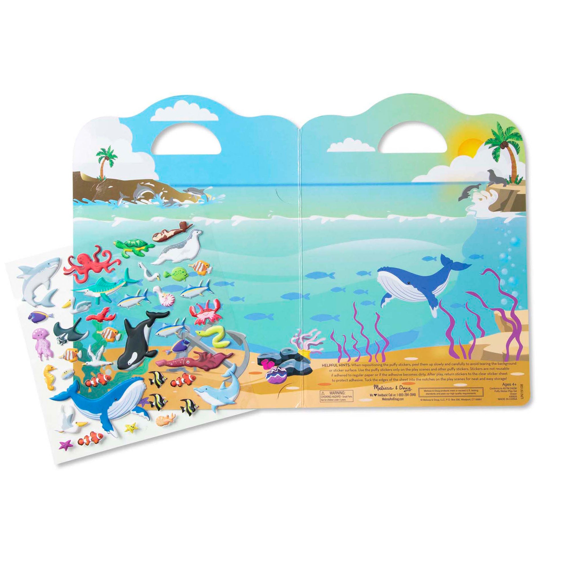 Melissa & Doug Puffy Sticker Play Set - Ocean - Image 3
