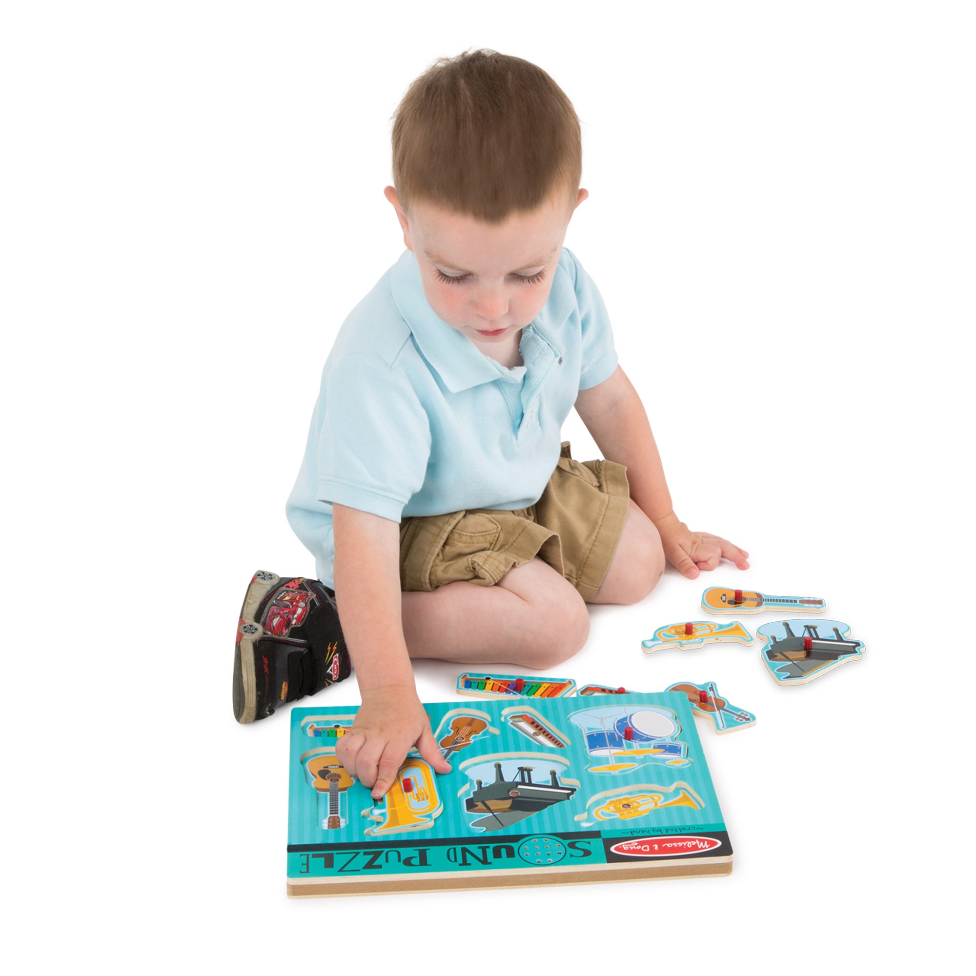 Melissa & Doug Musical Instruments Sound Puzzle - 8 Pieces - Image 8