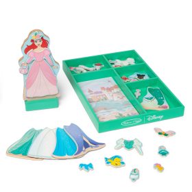 Melissa & Doug Disney Princess Ariel Wooden Magnetic Dress-Up