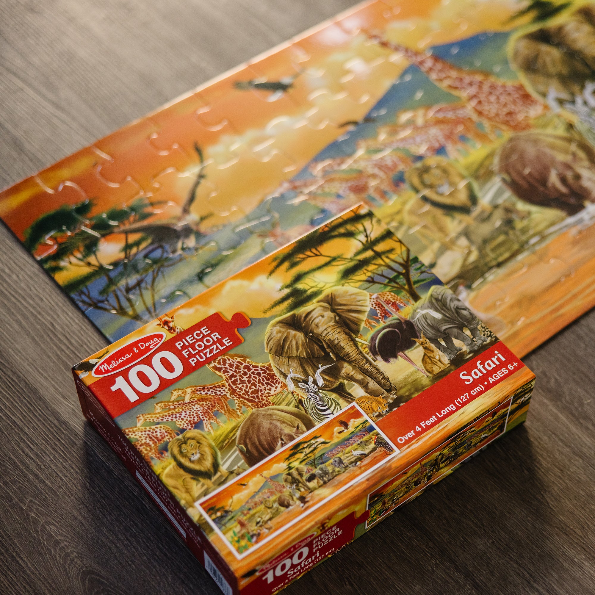 Melissa & Doug Safari Floor Puzzle - 100 Pieces - Image 6