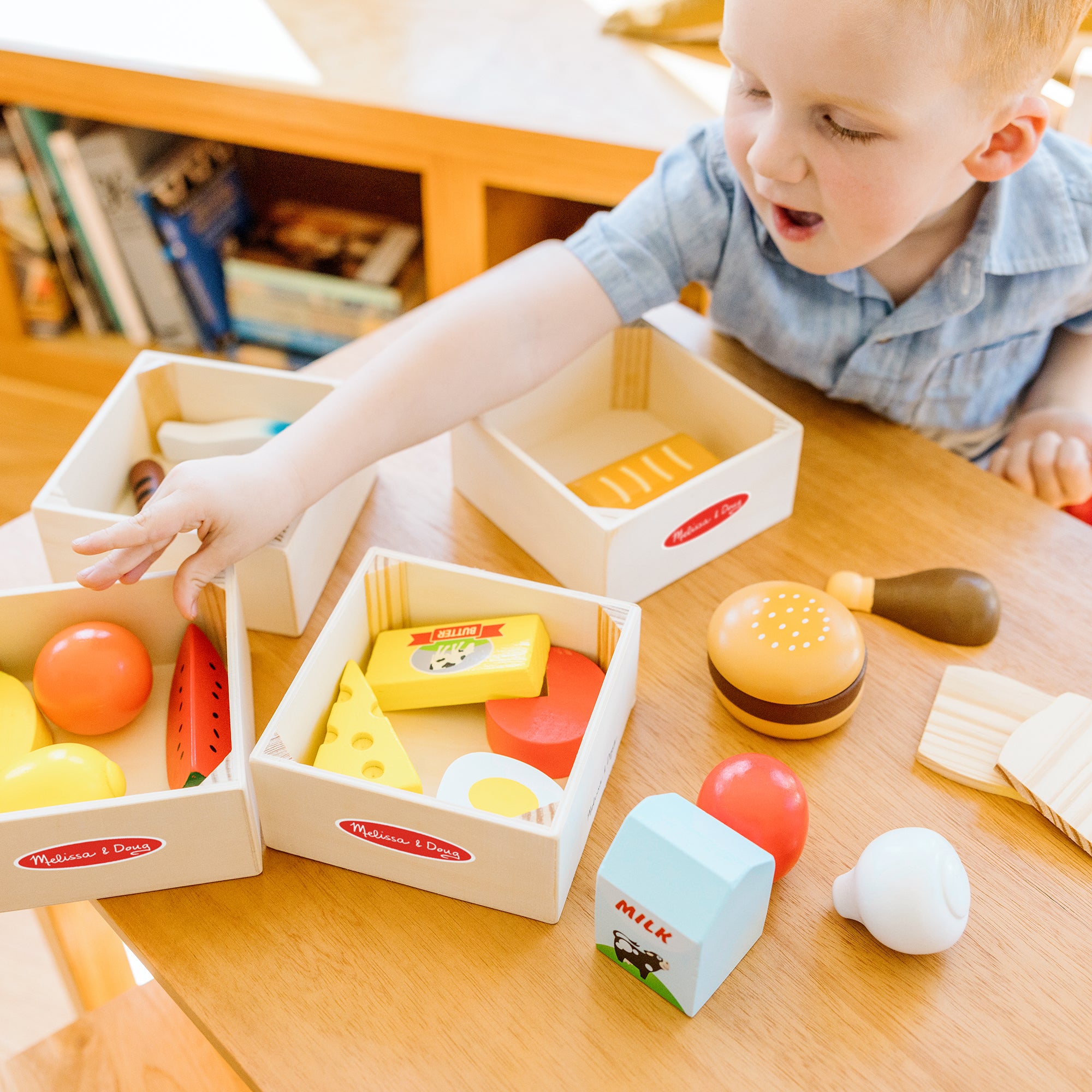 Melissa & Doug Food Groups - Wooden Play Food - Image 5
