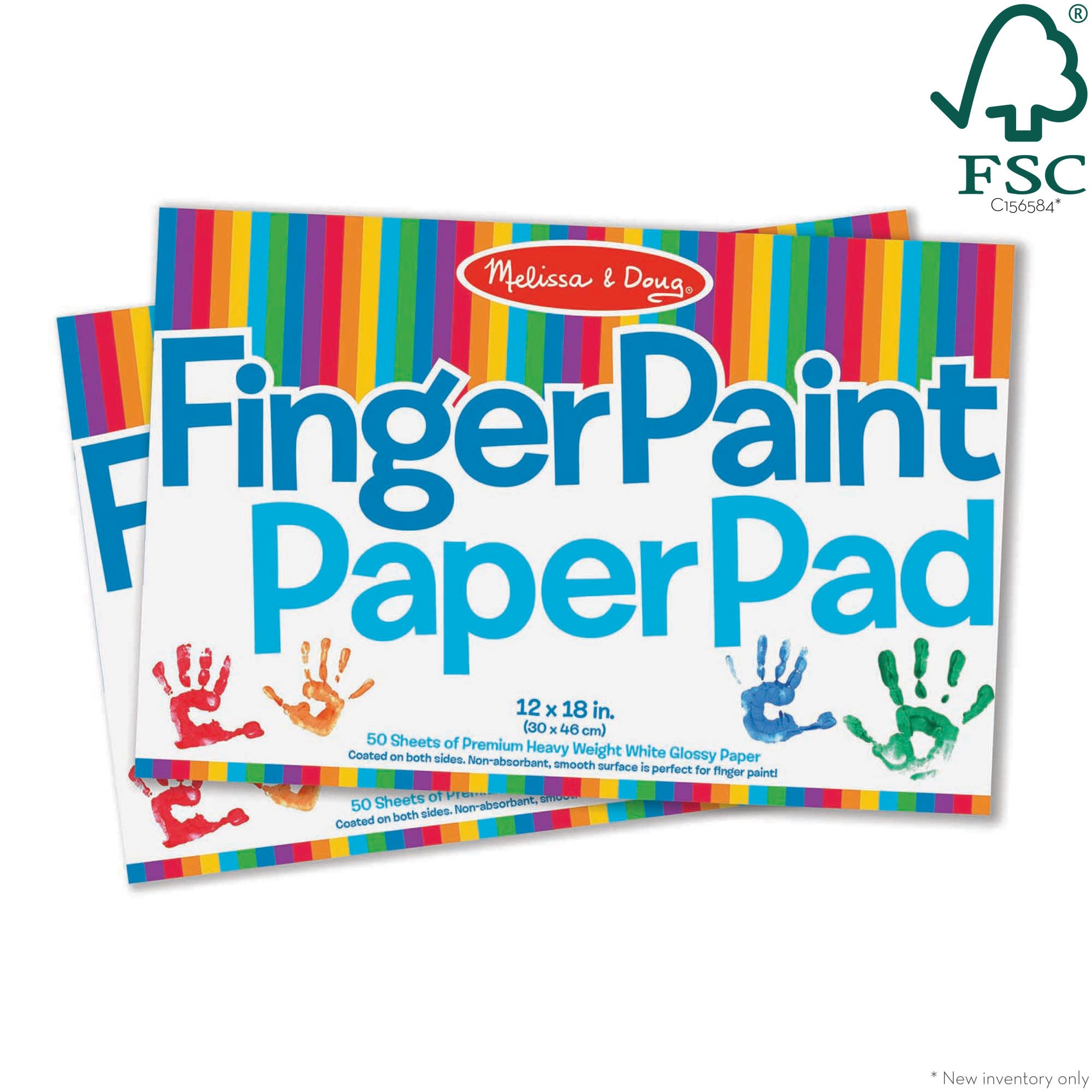 Melissa & Doug Finger Paint Paper Pad 2-Pack
