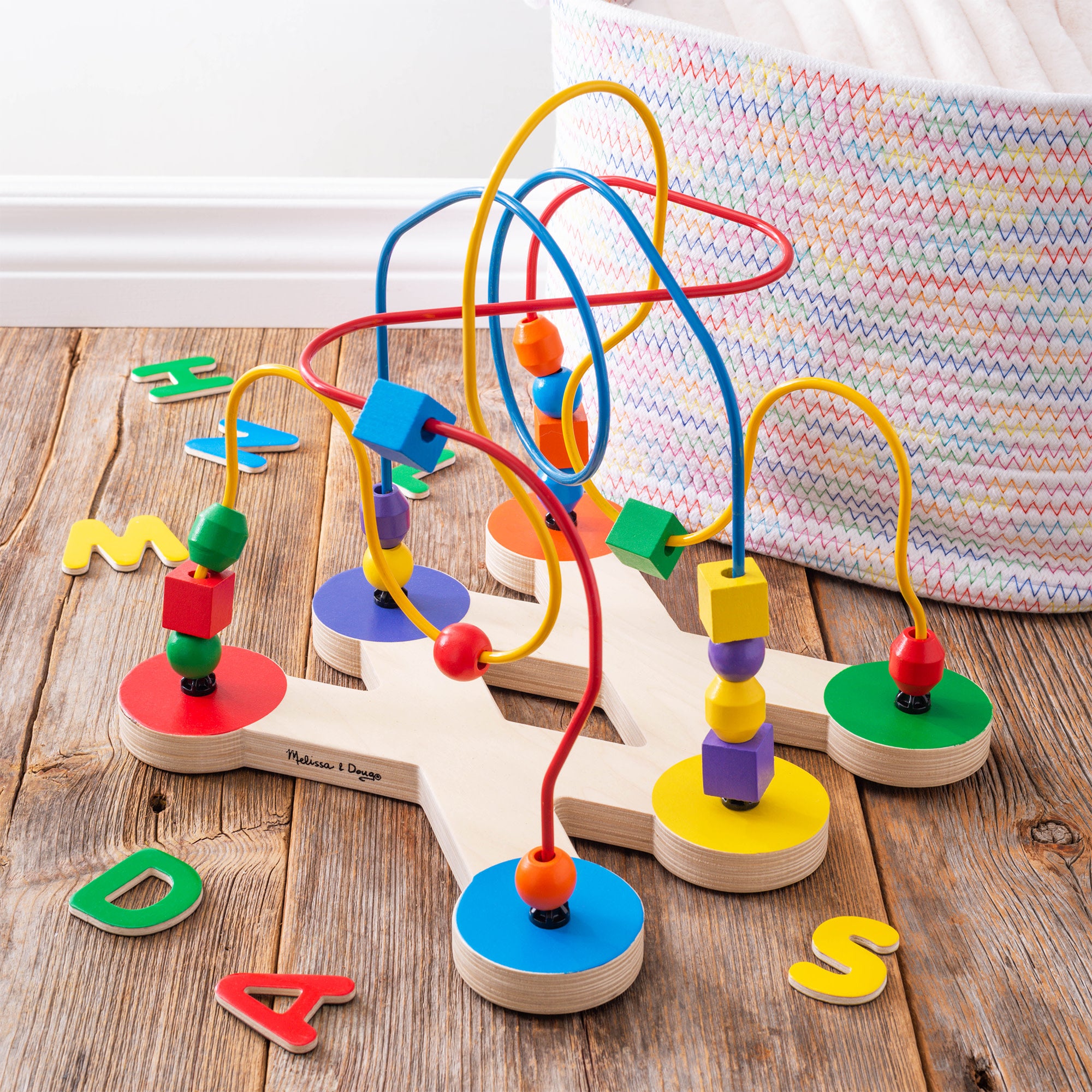 Melissa & Doug Wooden Bead Maze - Image 9