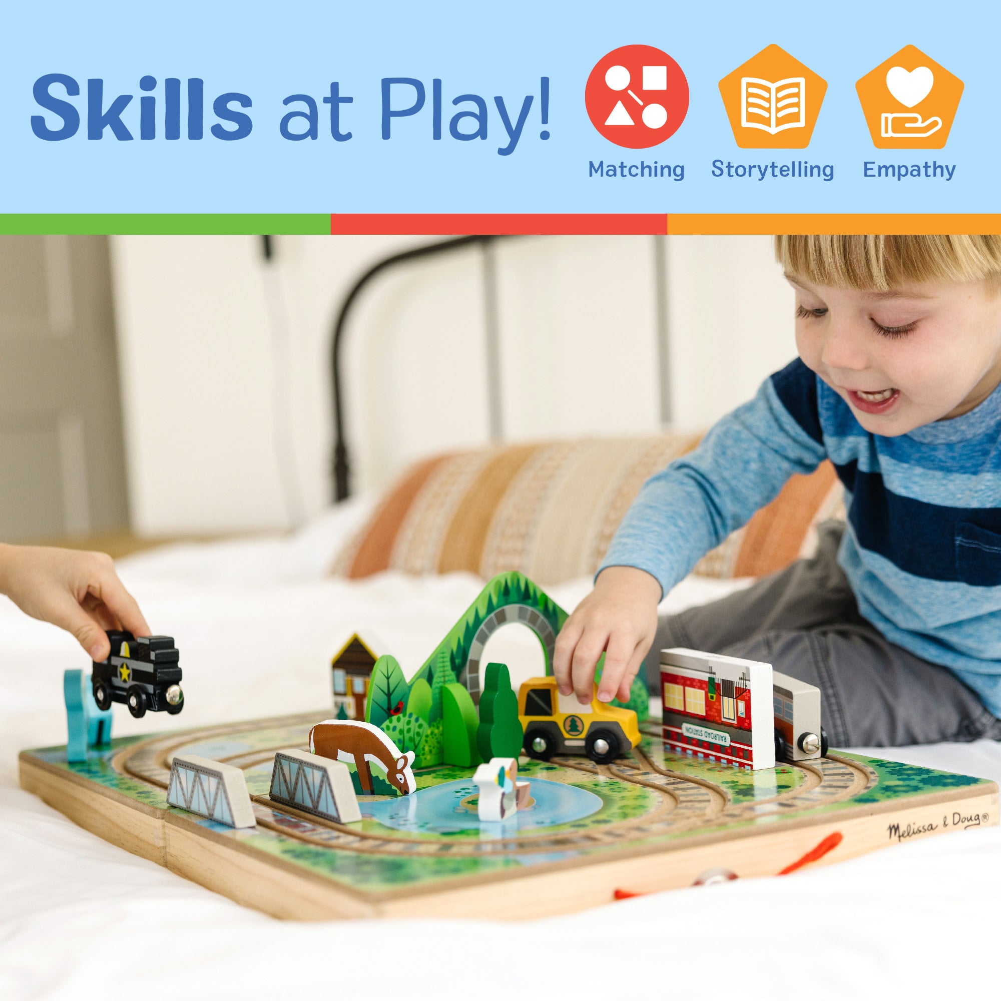 Melissa & Doug Take-Along Railroad - Image 5
