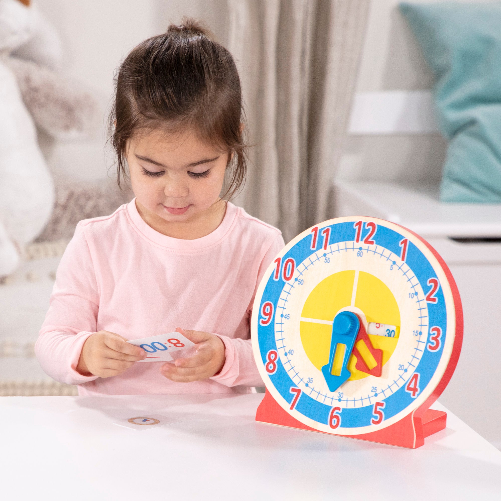 Melissa & Doug Turn & Tell Wooden Clock - Image 7