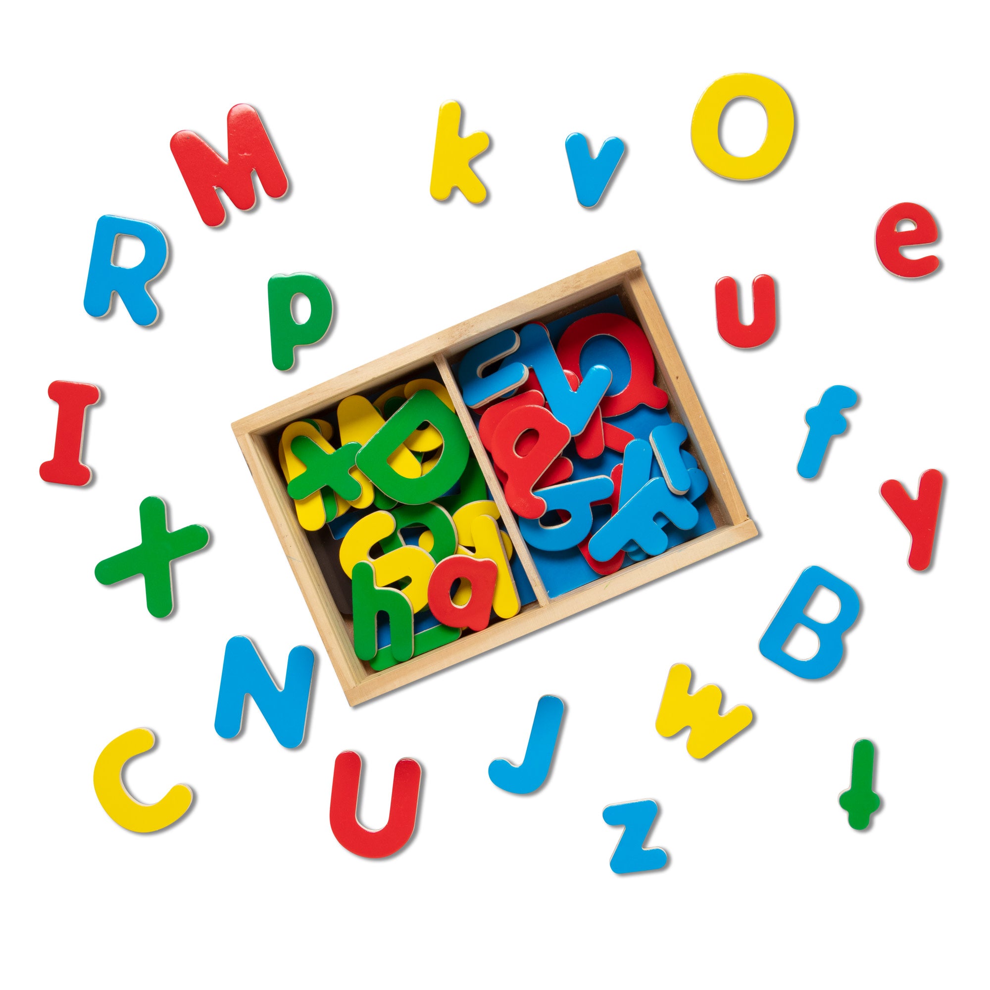 Melissa & Doug Wooden Letter Alphabet Magnets - Image 4