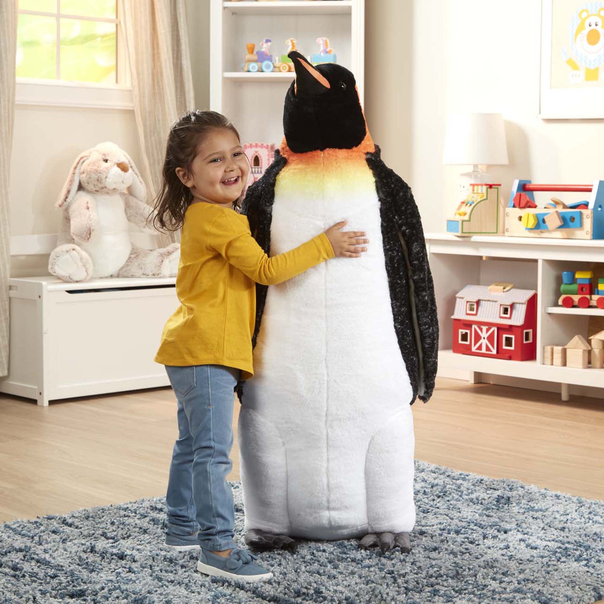 Melissa & Doug Lifelike Plush Emperor Penguin - Image 2