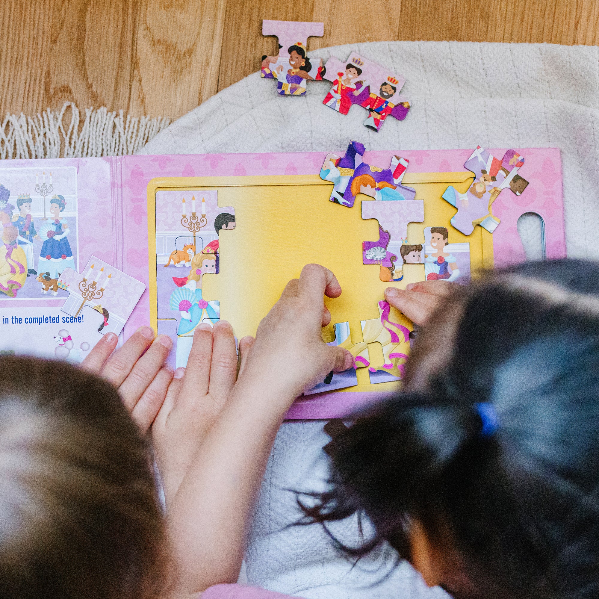 Melissa & Doug Take-Along Magnetic Jigsaw Puzzles ?C Princesses - Image 2