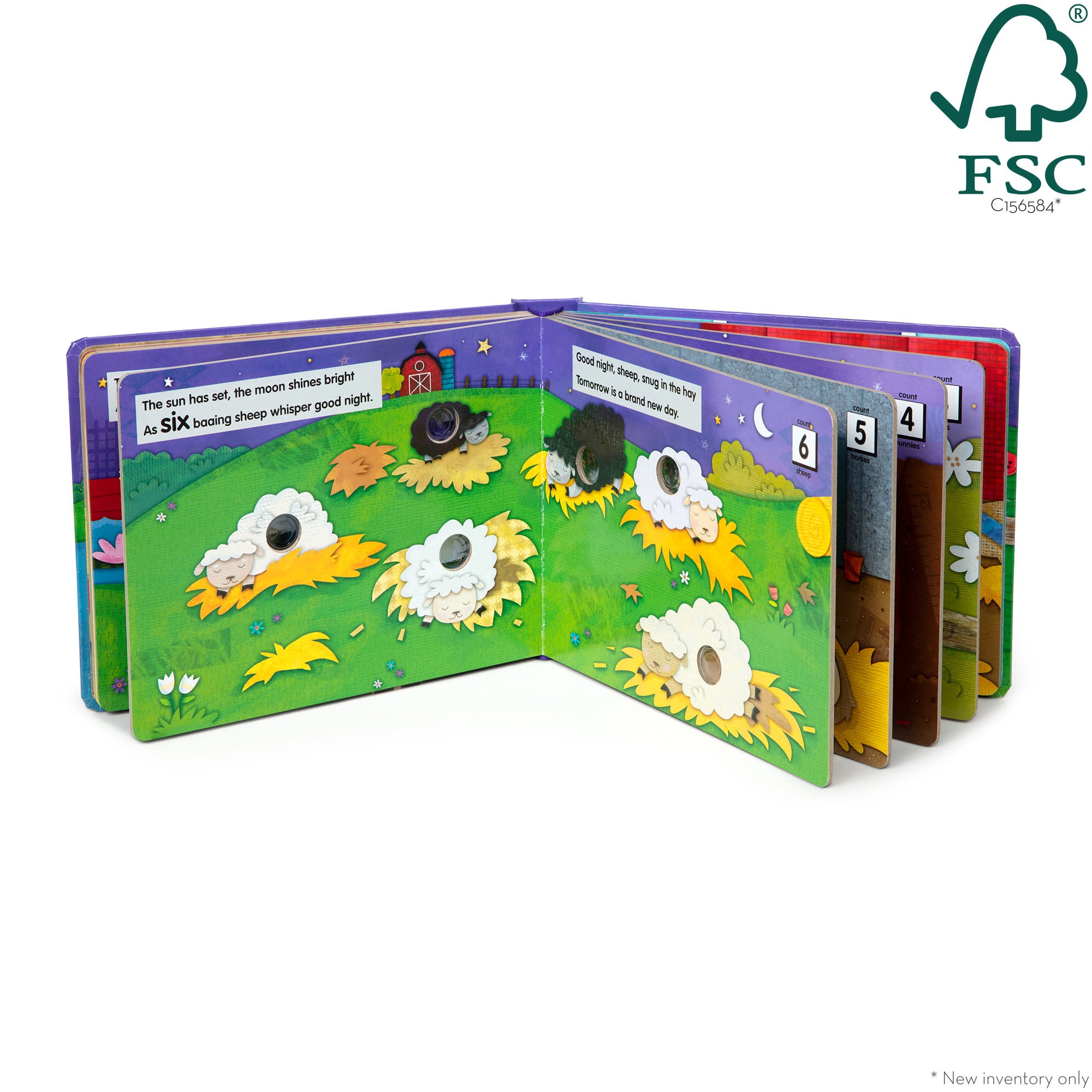 Melissa & Doug Poke-a-Dot: Good Night, Animals Board Book - Image 3