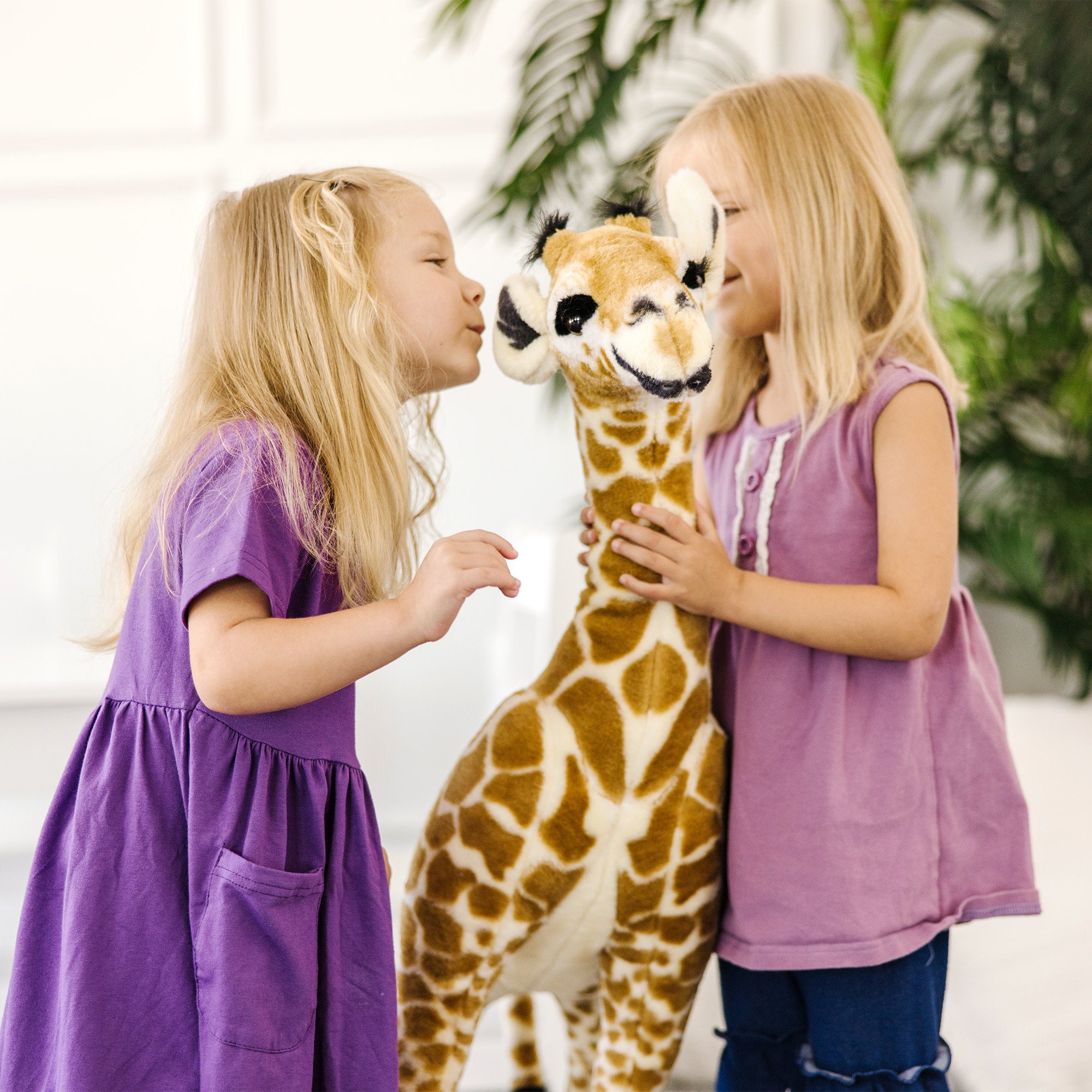 Melissa & Doug Lifelike Plush Baby Giraffe - Image 5