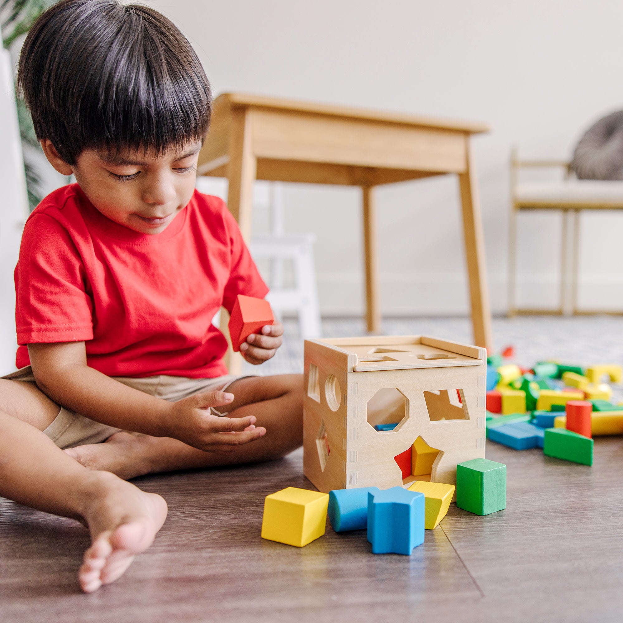 Melissa & Doug Stack, Sort & Pound Wooden Toy Collection - Image 2