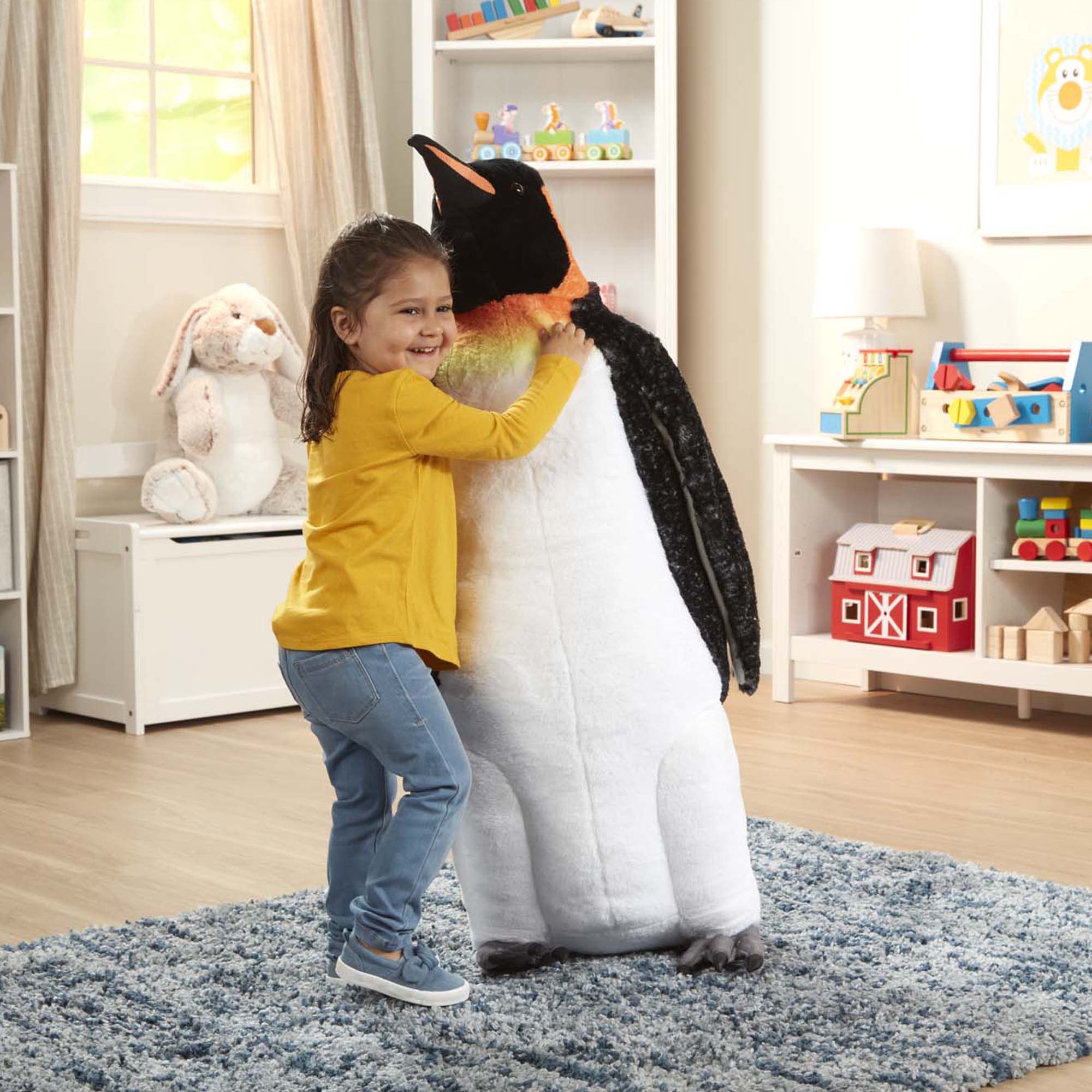 Melissa & Doug Lifelike Plush Emperor Penguin - Image 5