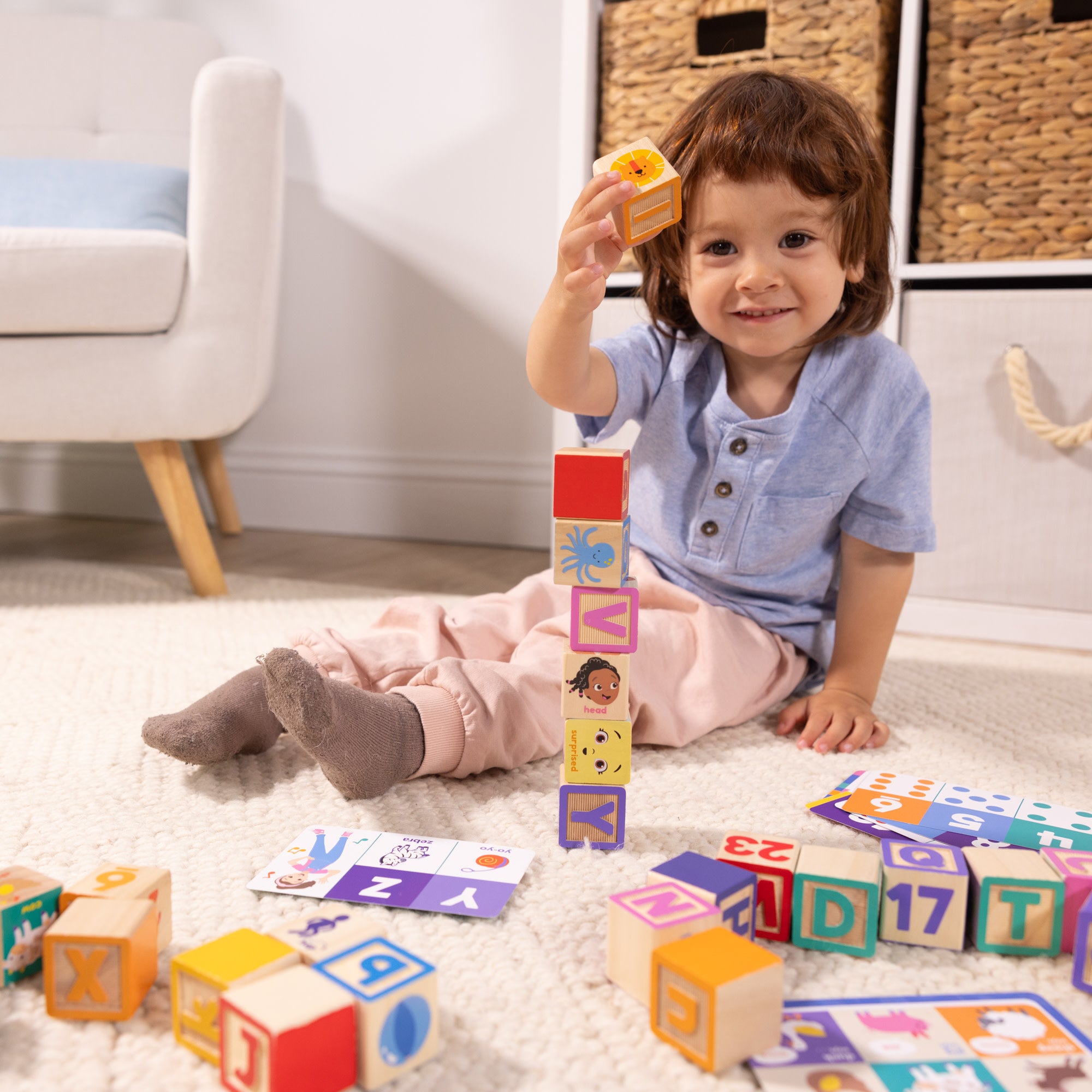 Melissa & Doug Ms. Rachel? Wooden Learning Blocks - Image 6