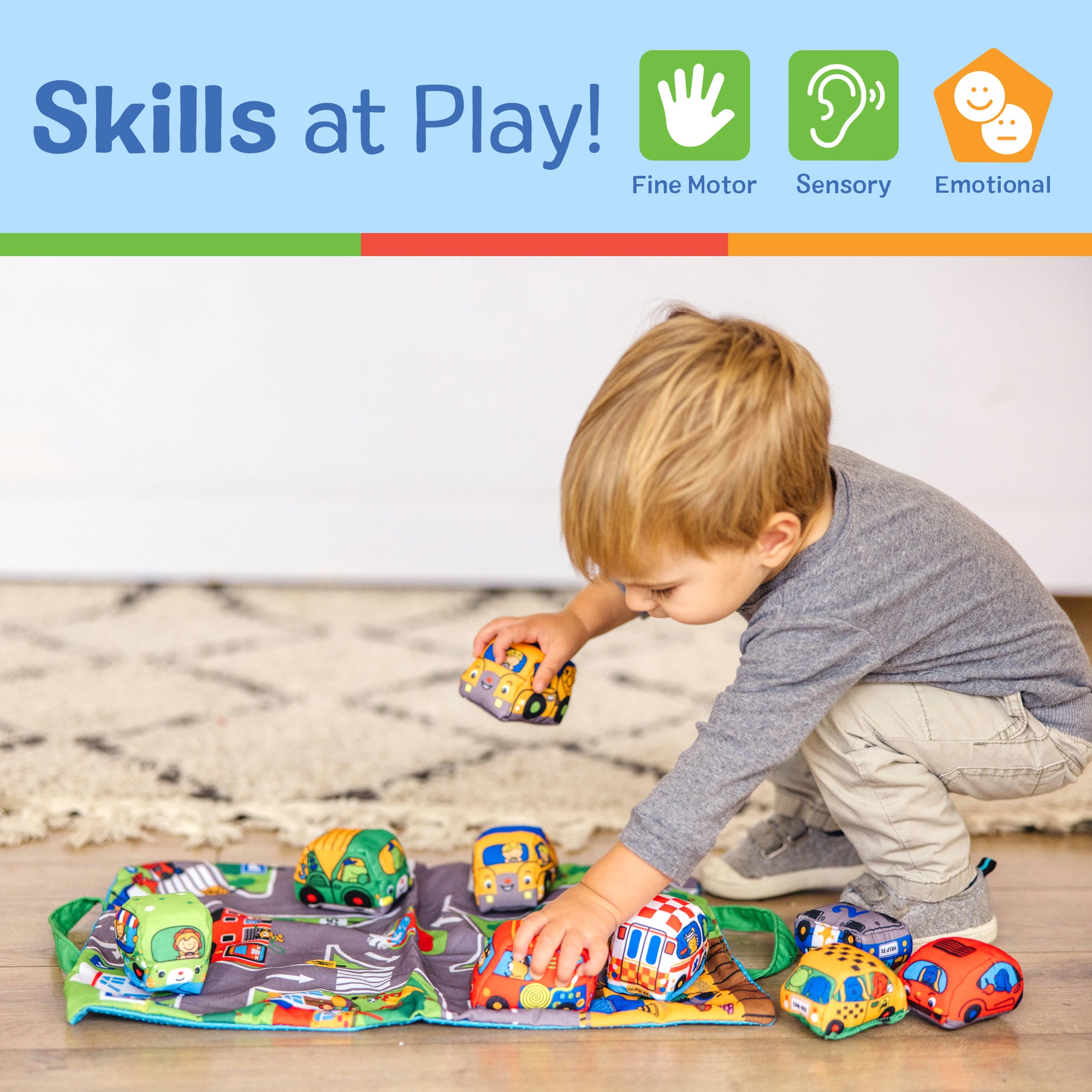 Melissa & Doug Take-Along Town Play Mat - Image 5