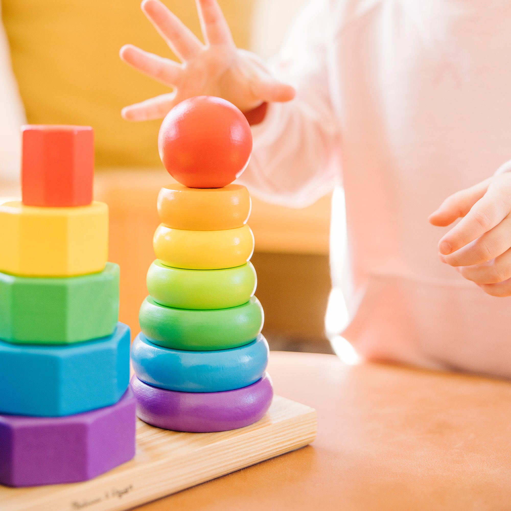 Melissa & Doug Geometric Stacker - Image 7