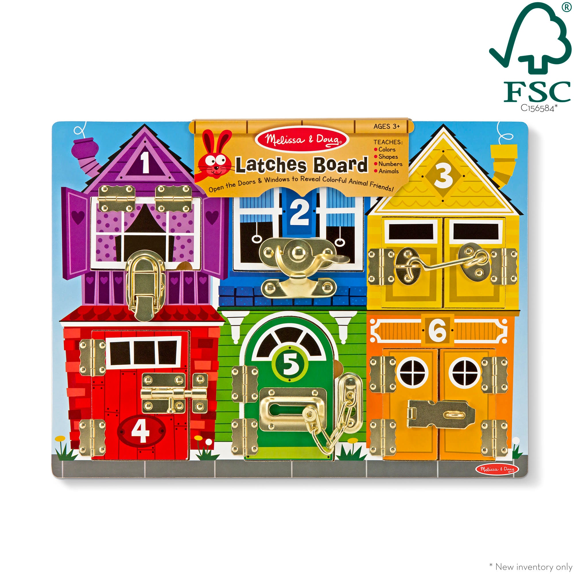 Melissa & Doug Wooden Latches Board - Image 3