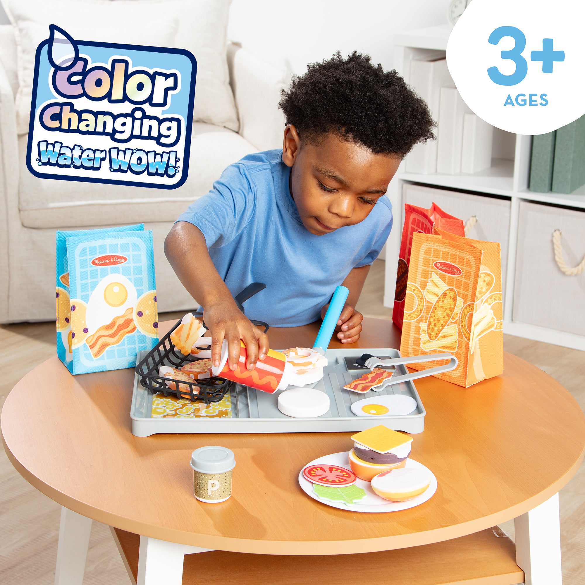 Melissa & Doug Flip & Fry Grill Play Set with Color Changing Water WOW! - Image 9