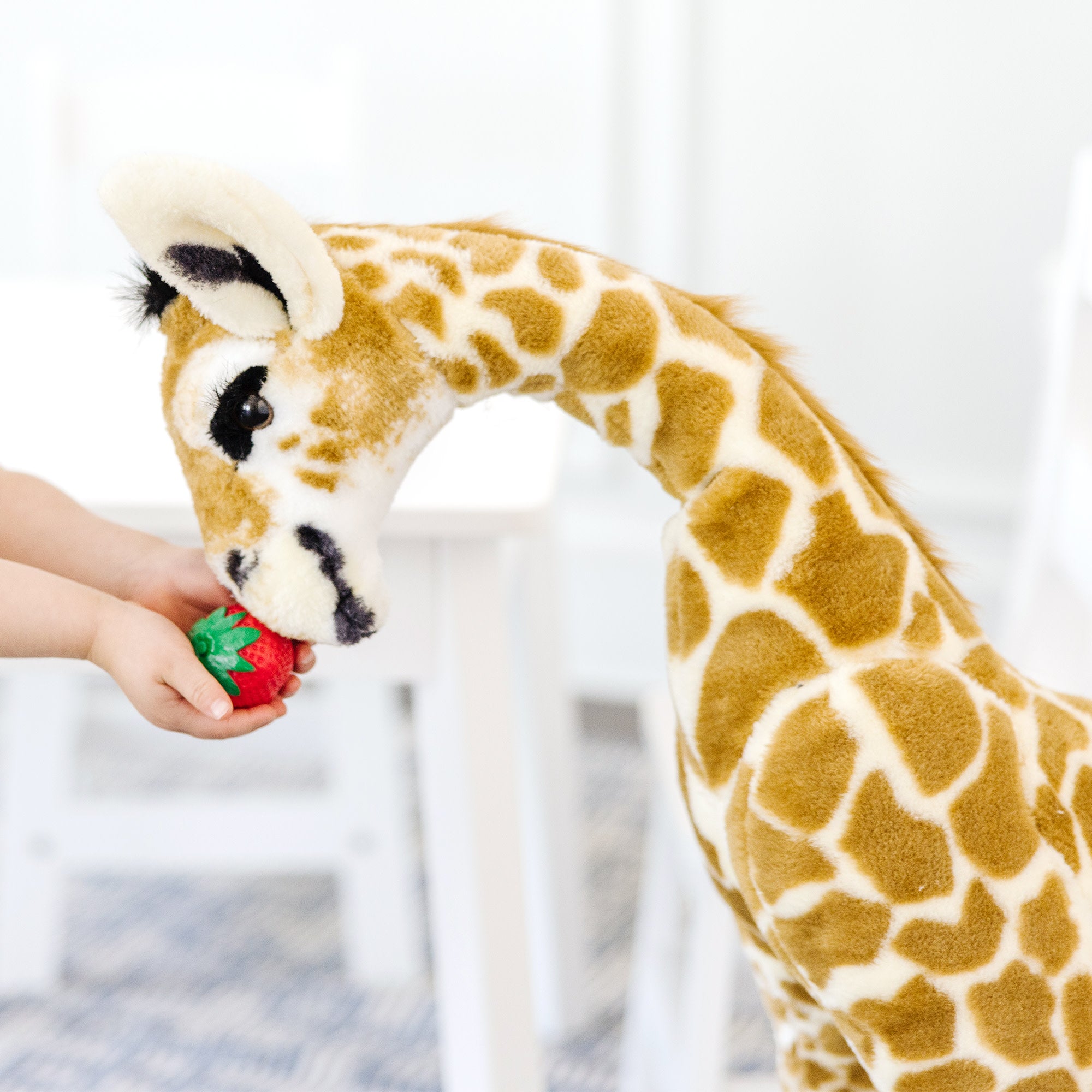 Melissa & Doug Lifelike Plush Baby Giraffe - Image 7