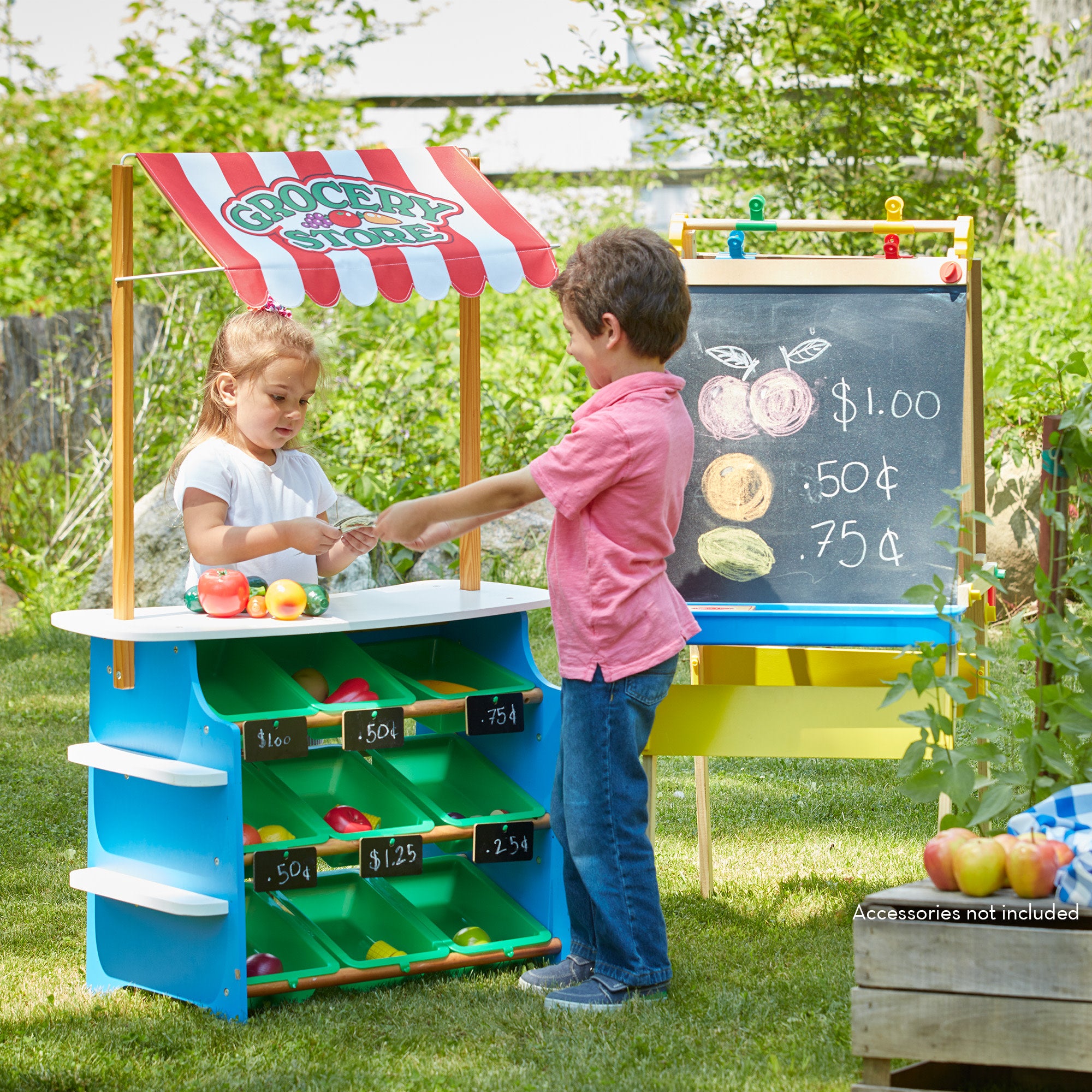 Melissa & Doug Wooden Grocery Store / Lemonade Stand - Image 5