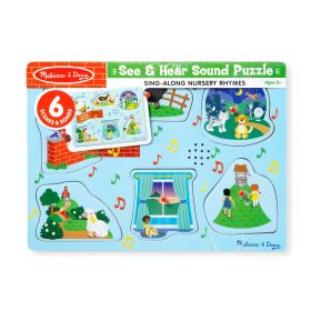 Melissa & Doug Nursery Rhymes 2 Sound Puzzle - 6 PIeces