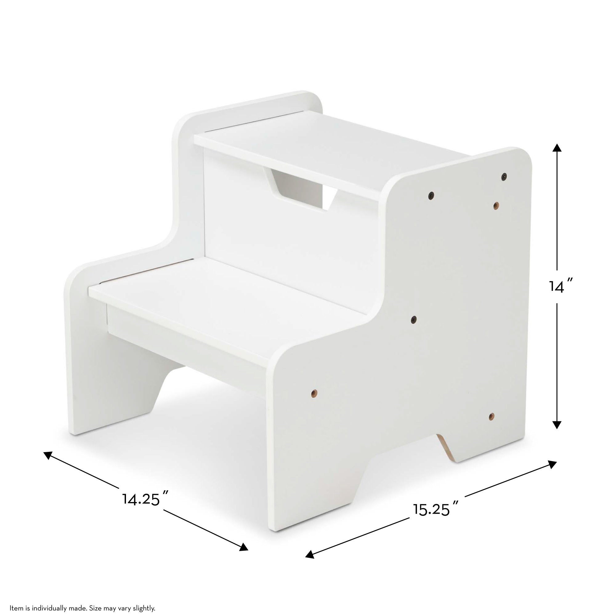 Melissa & Doug Wooden Step Stool - White - Image 4