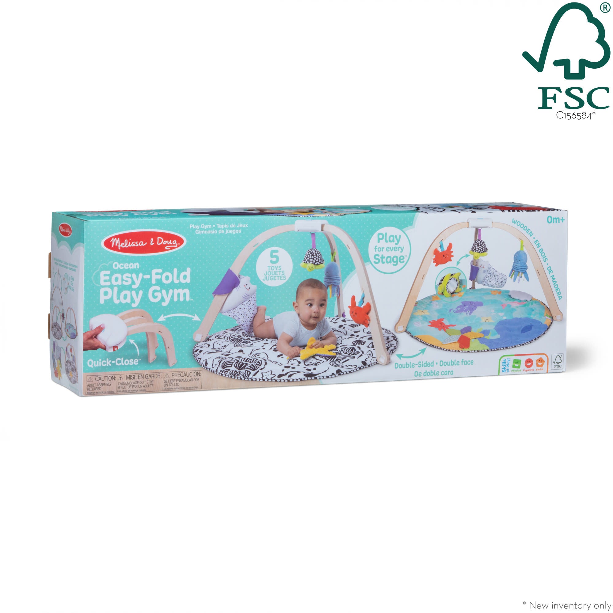 Melissa & Doug Ocean Easy-Fold Play Gym - Image 3