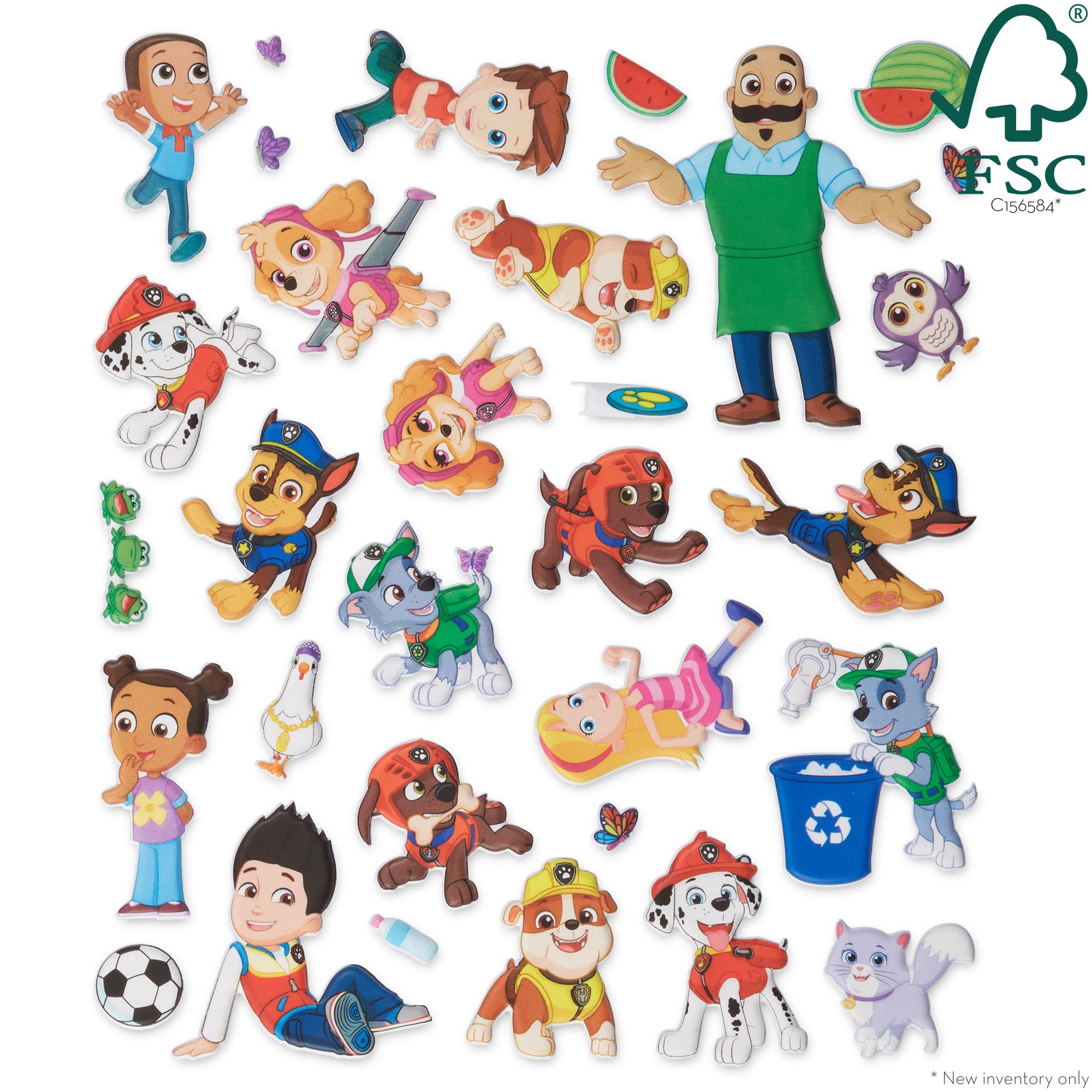 Melissa & Doug PAW Patrol Restickable Puffy Stickers - Adventure Bay - Image 3