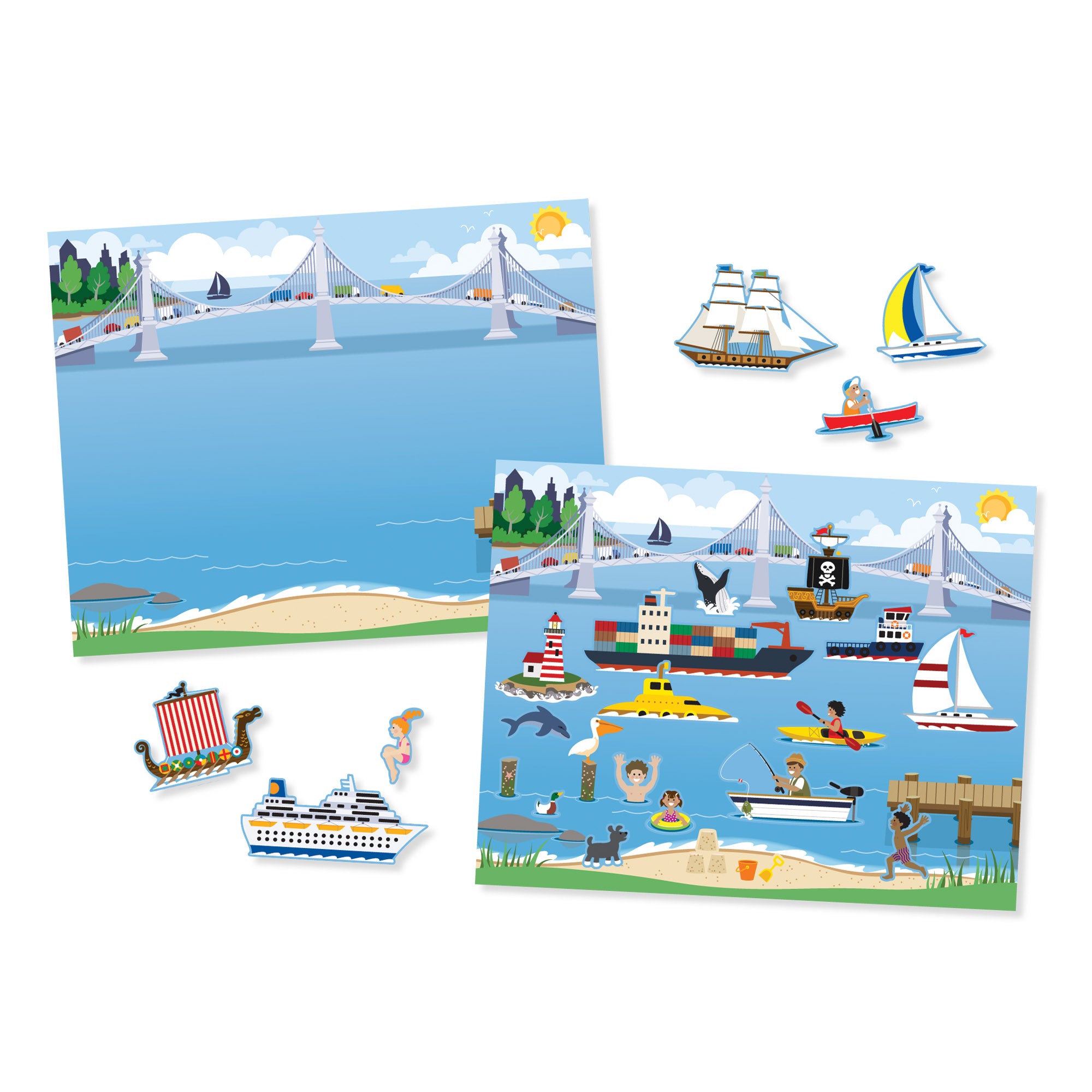 Melissa & Doug Reusable Sticker Pad - Vehicles - Image 4